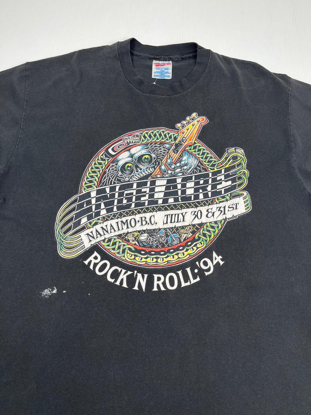 1994 Angel Acres Rock 'N Roll Nanaimo BC Music Tee XL