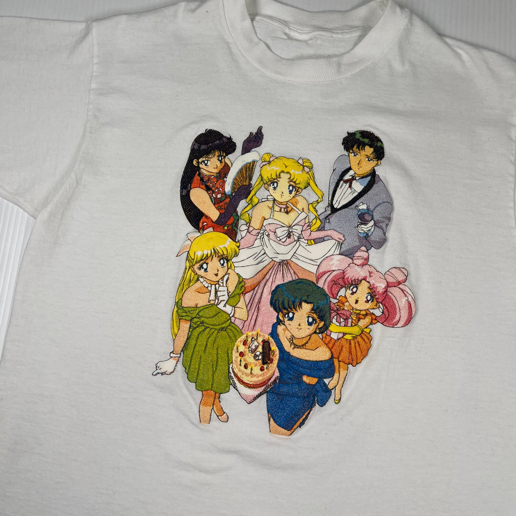 Vintage Sailor Moon Puff Print Tee S
