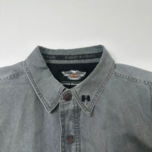 Load image into Gallery viewer, Harley Davidson Quilt Lined Button Up Jacket XL
