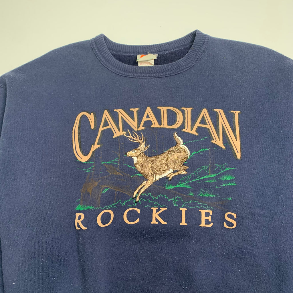 Vintage Canadian Rockies Crewneck M