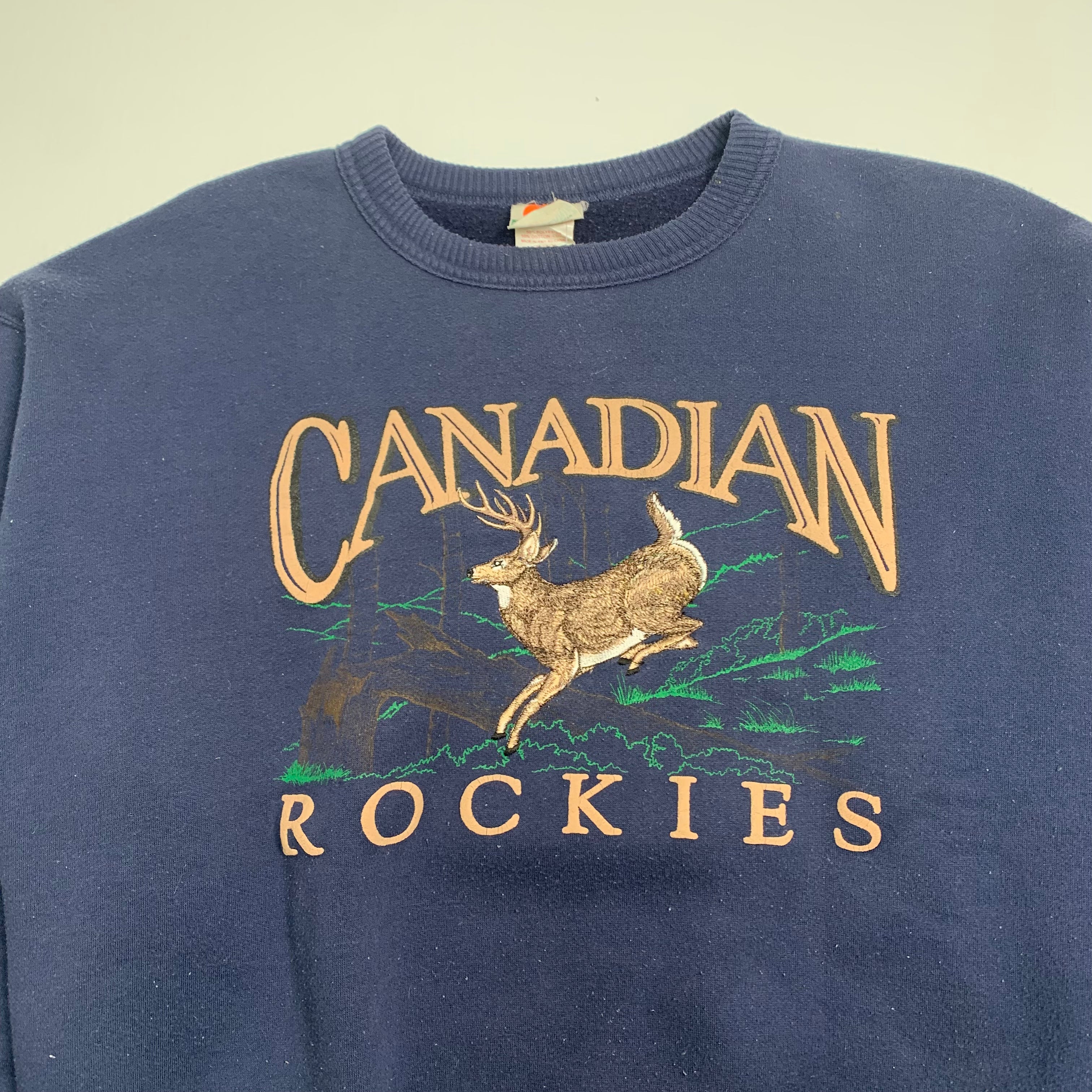 Vintage Canadian Rockies Crewneck M