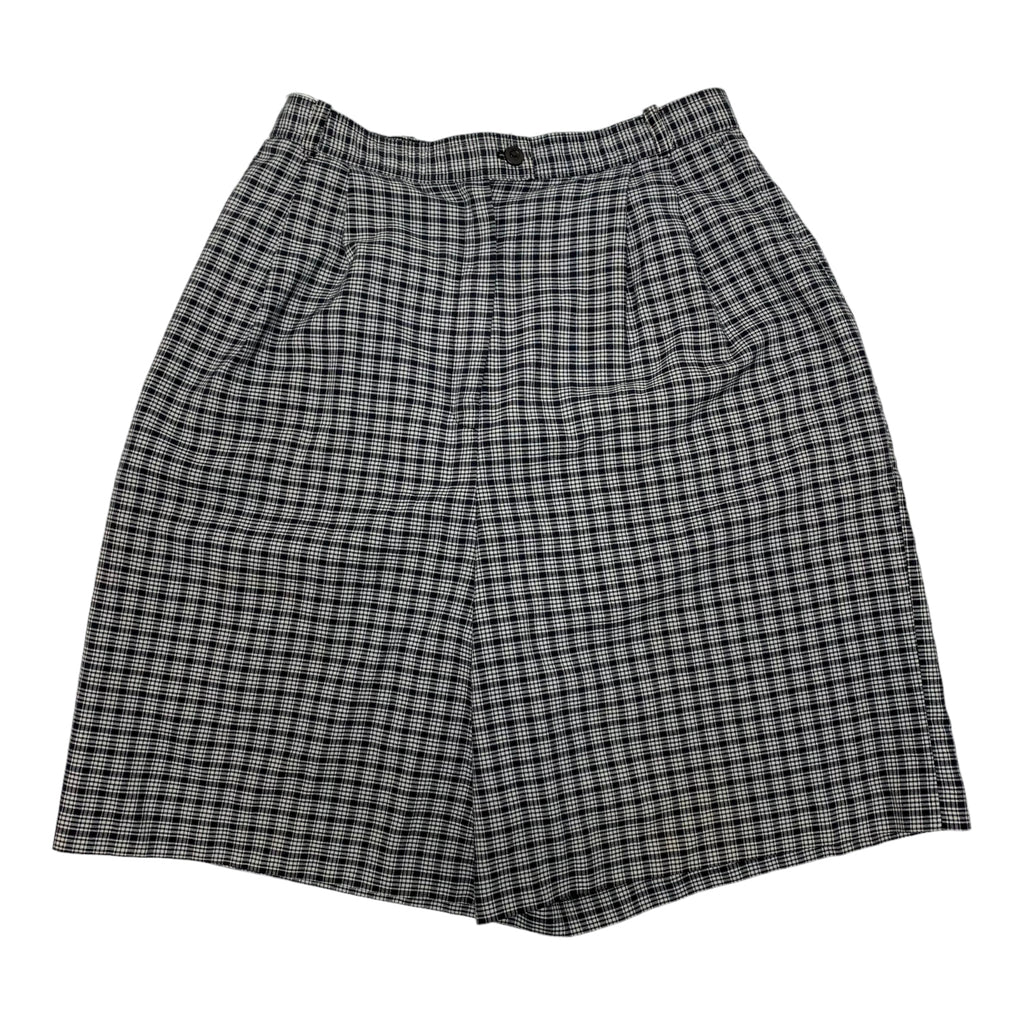 Vintage High Waisted Plaid Shorts 27W