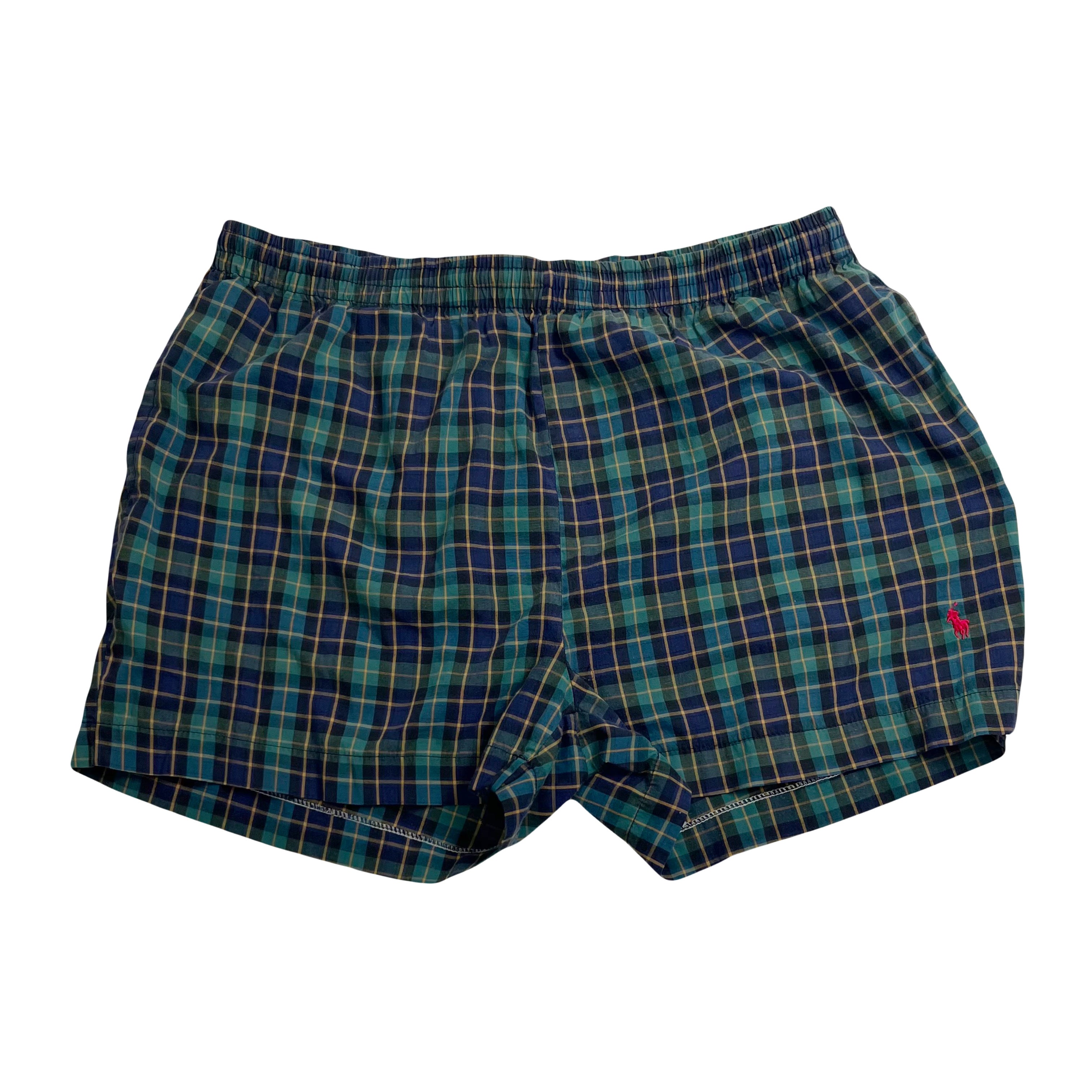 Vintage Polo Ralph Lauren Plaid Boxer Shorts XL