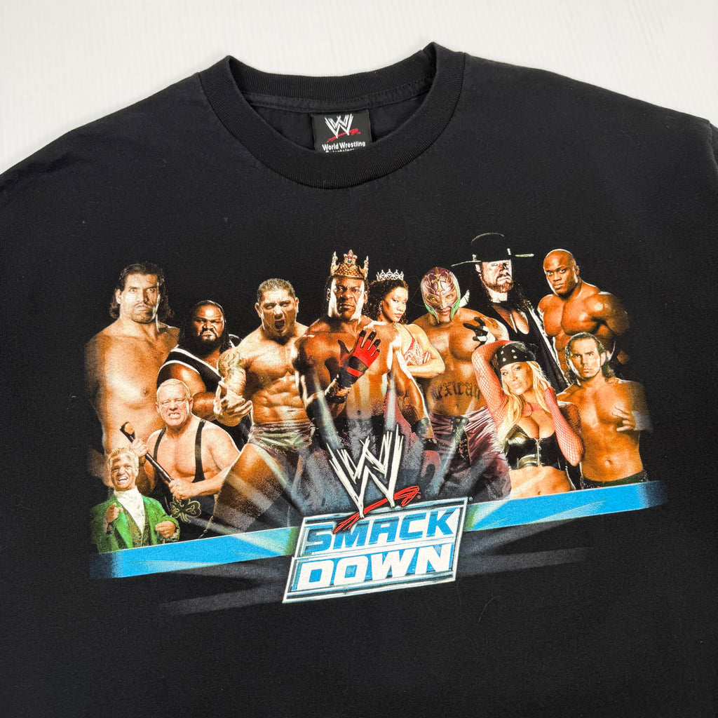 2002 WWE Smackdown Cast Graphic Tee XL