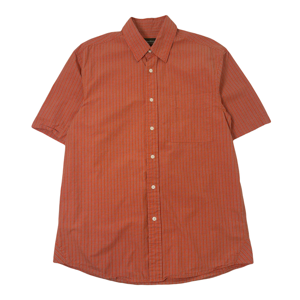 Eddie Bauer Plaid Short Sleeve Button Up M