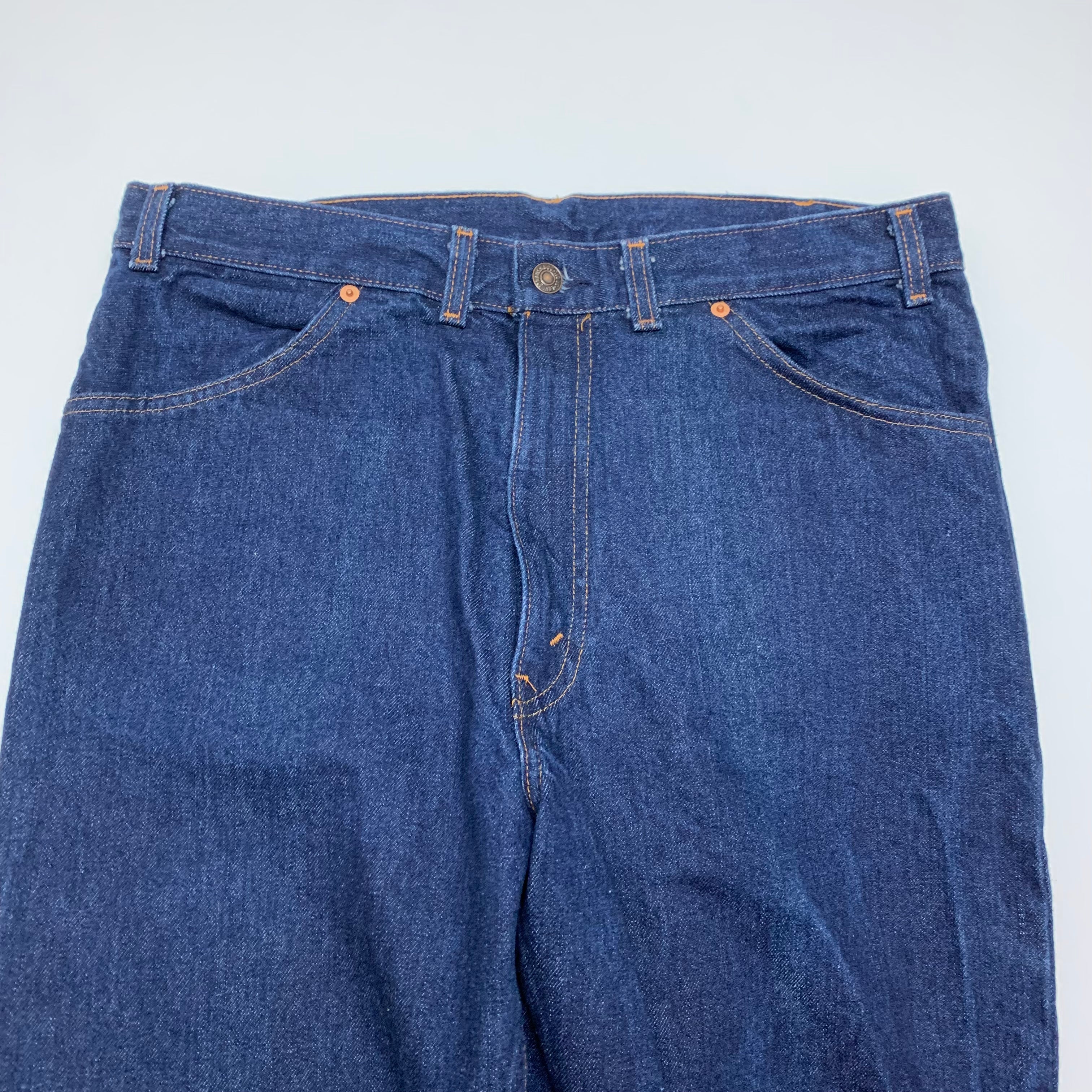 Vintage Dark Wash Levi’s Orange Tab 506 35x30
