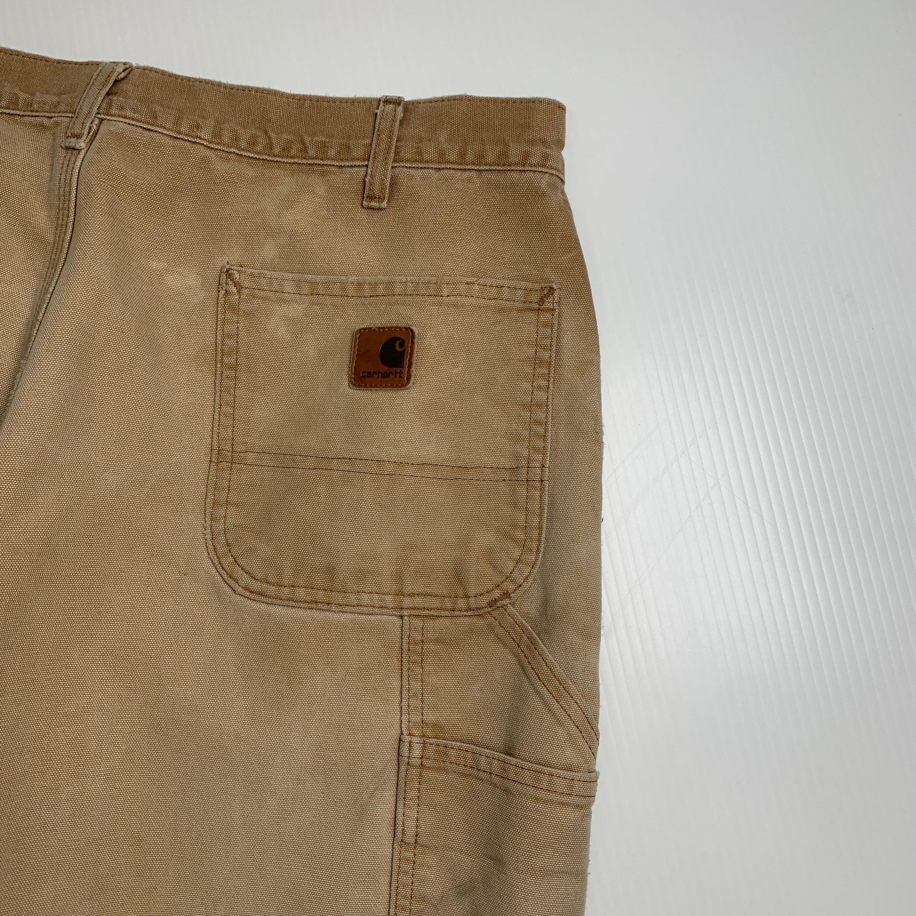 Vintage Carhartt Blanket Lined Faded Carpenter Pants 38