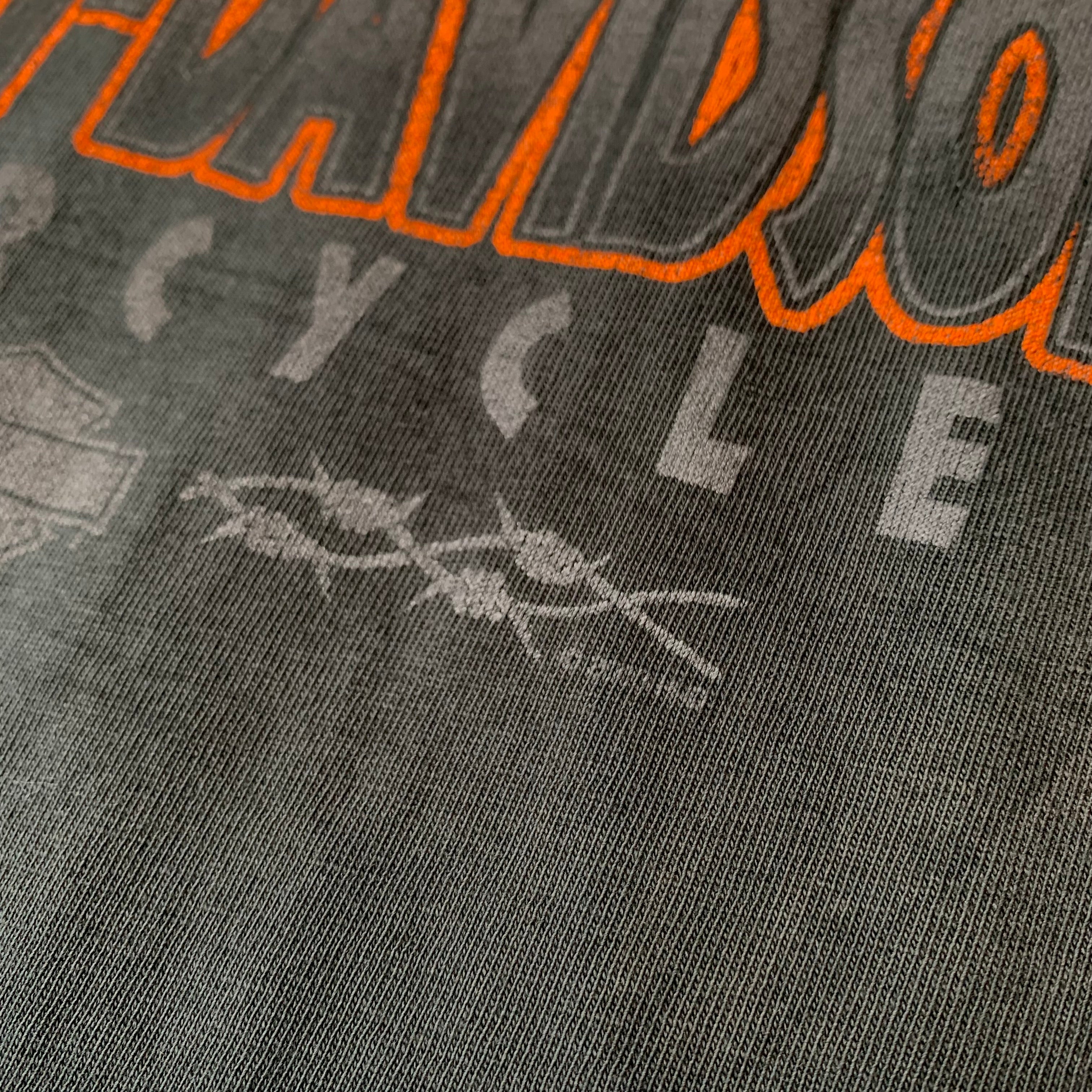 Vintage Harley Davidson Toronto Faded Longsleeve Shirt L