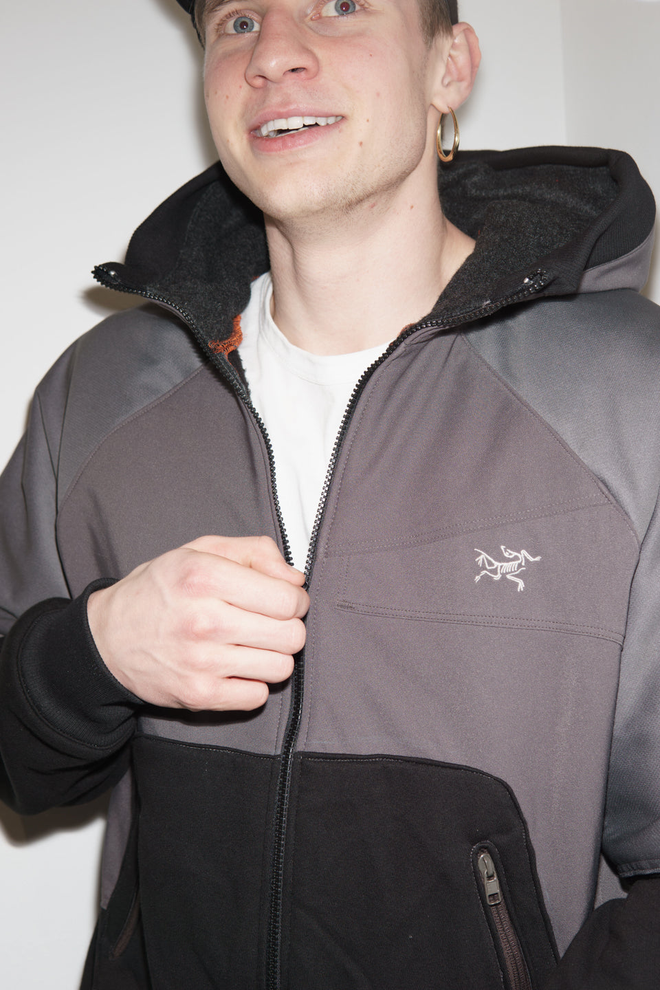 Rework Arc'teryx Two-Tone Zip Hoodie L