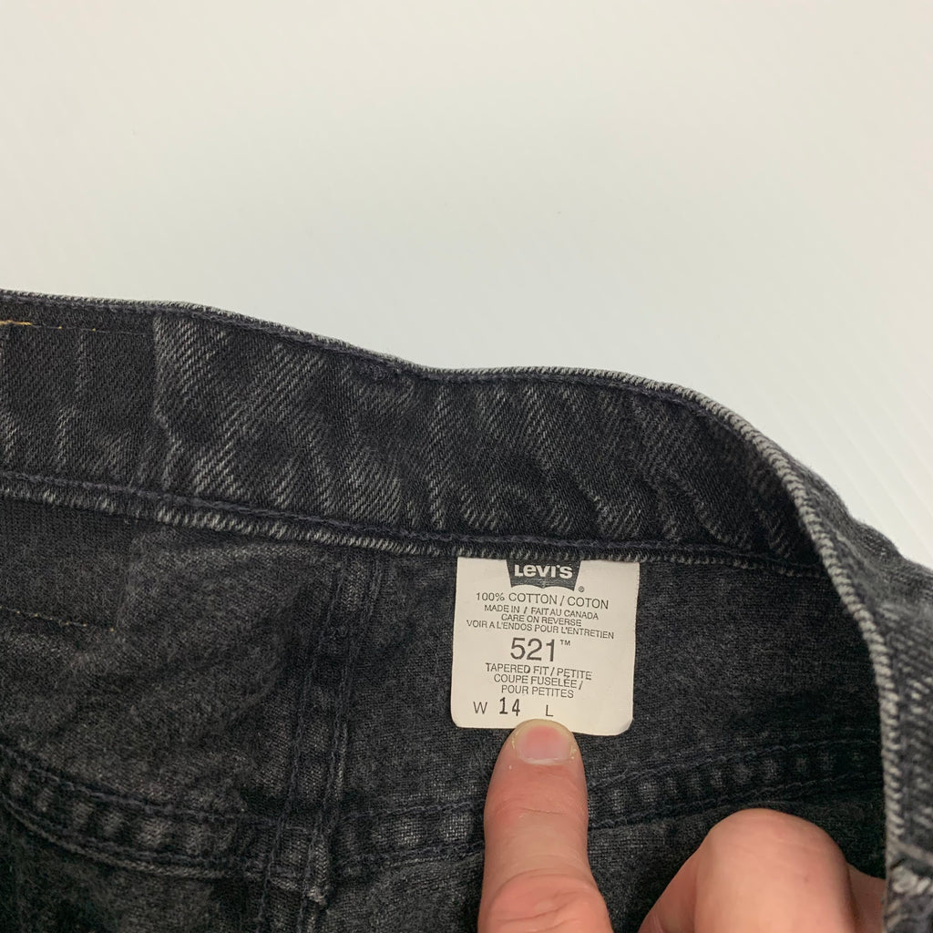 Vintage Black Levi’s 521 30x28