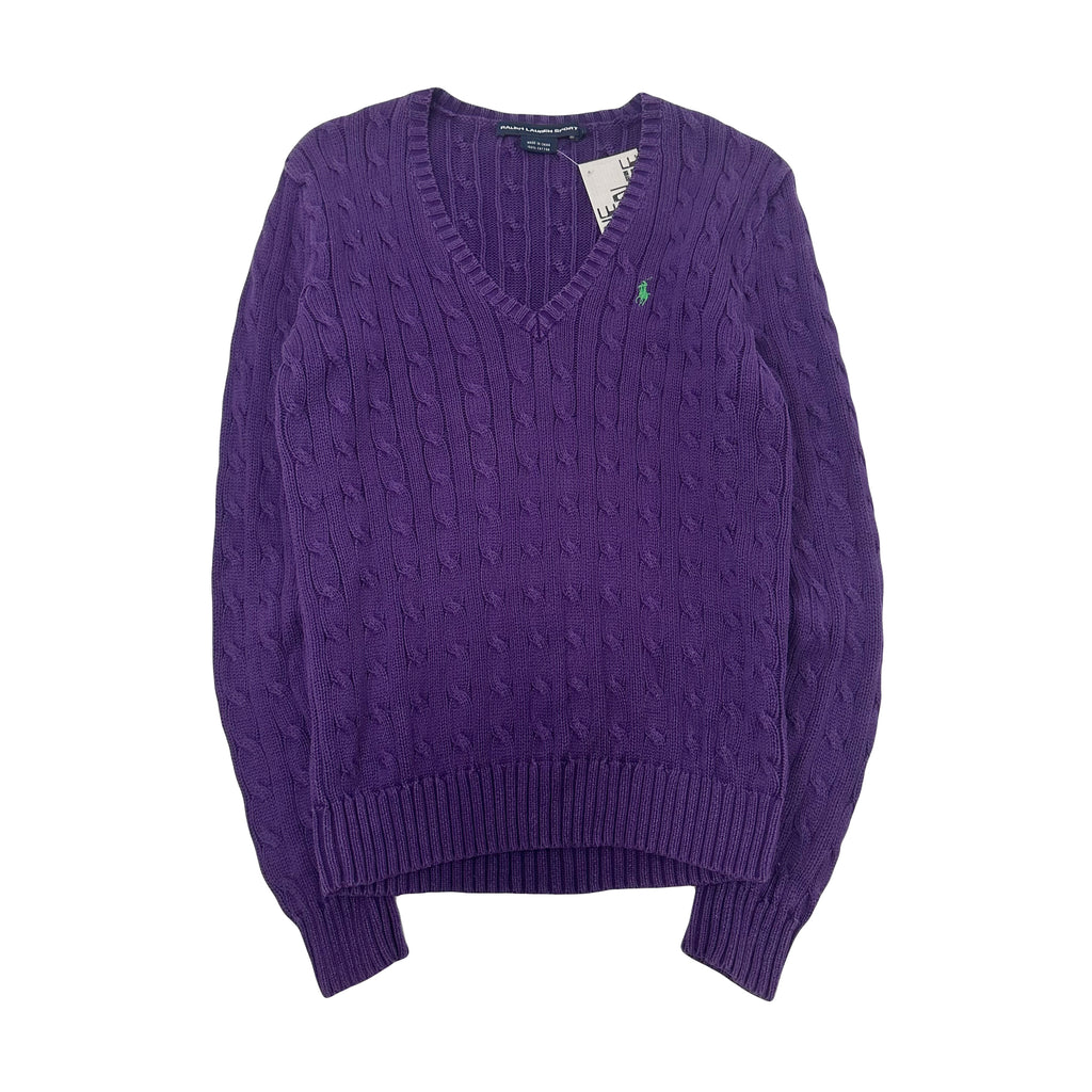 Vintage Polo Ralph Lauren Cable Knit Sweater Women's L