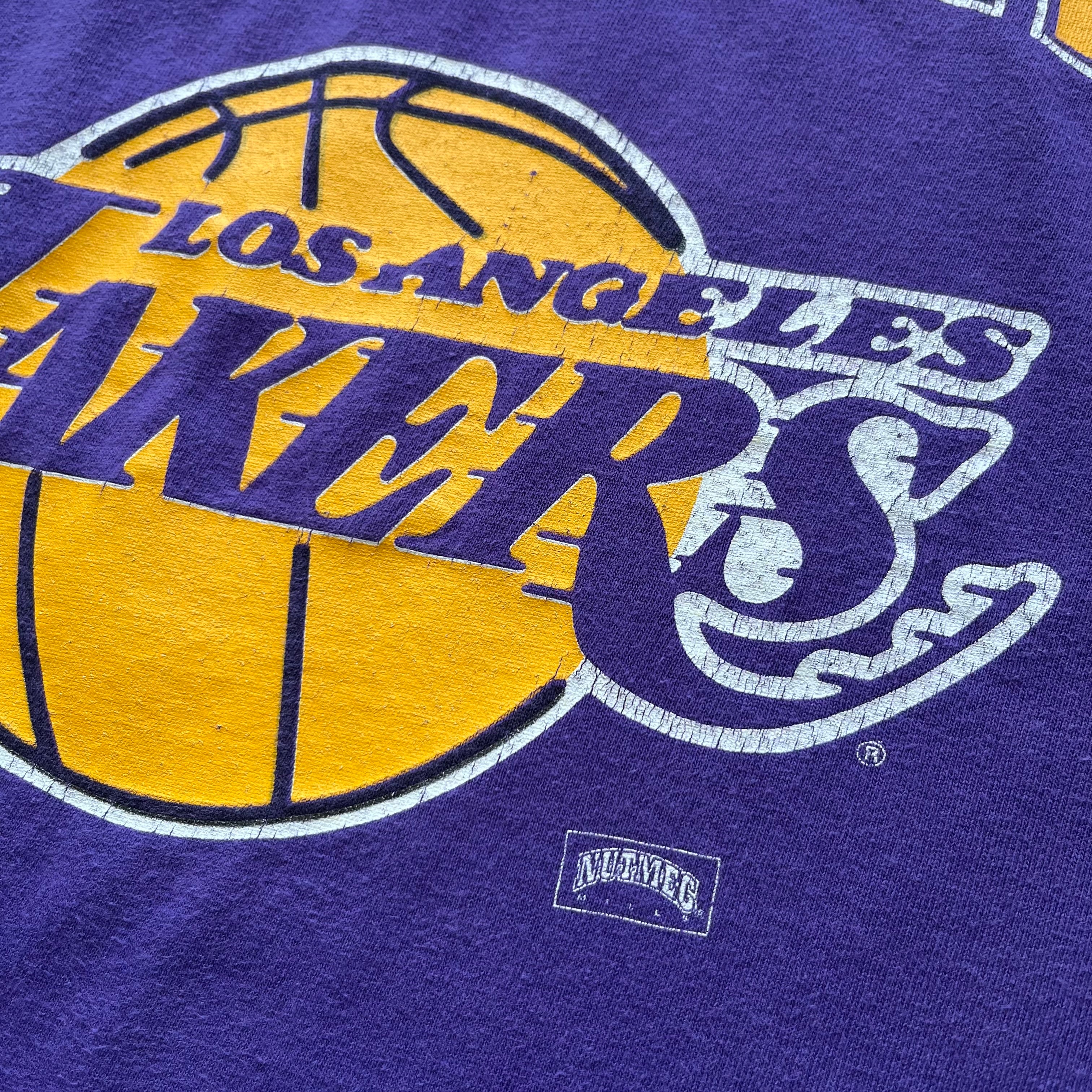 Vintage Nutmeg Los Angeles Lakers Graphic Tee L