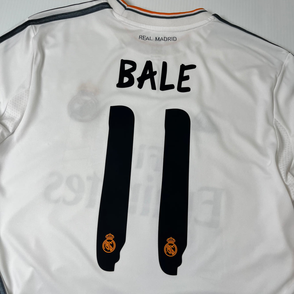 2013-14 Adidas Real Madrid Bale LS Home Kit M