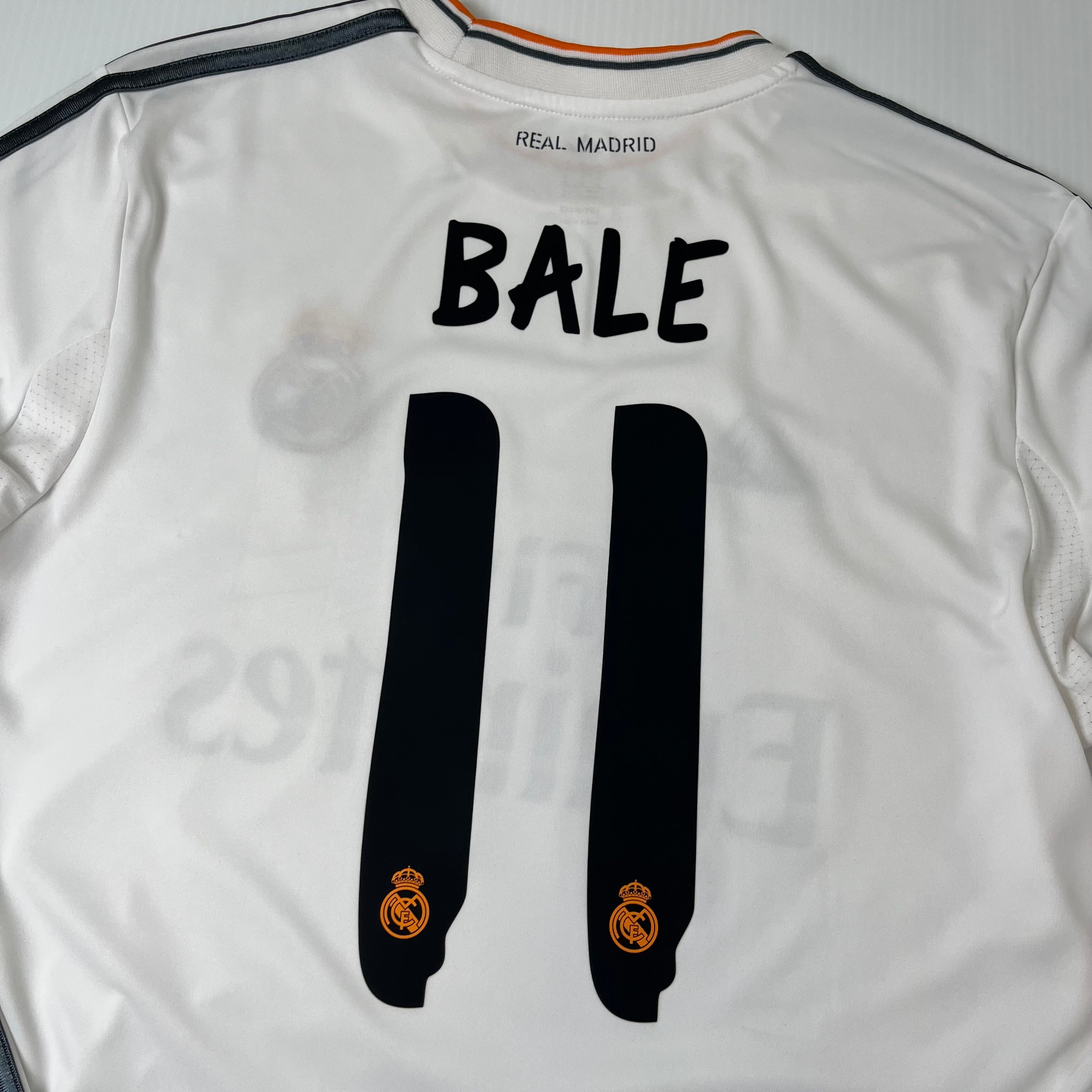2013-14 Adidas Real Madrid Bale LS Home Kit M