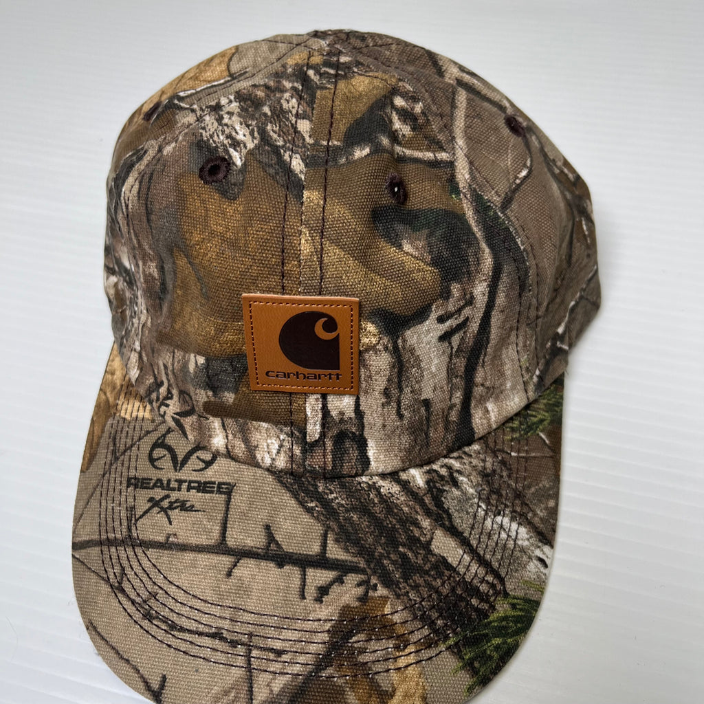 Carhartt Real Tree Camo Strapback Hat Youth
