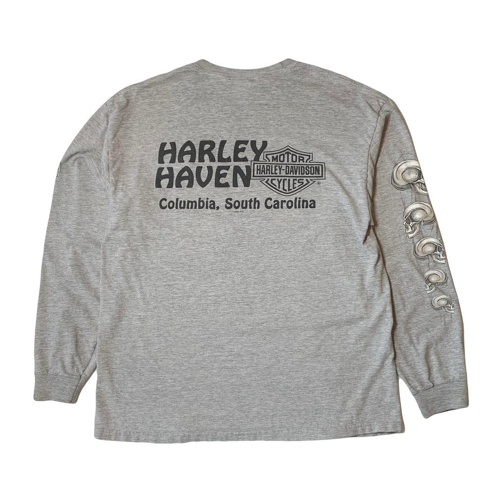 Vintage Harley Davidson South Carolina Skulls Longsleeve L