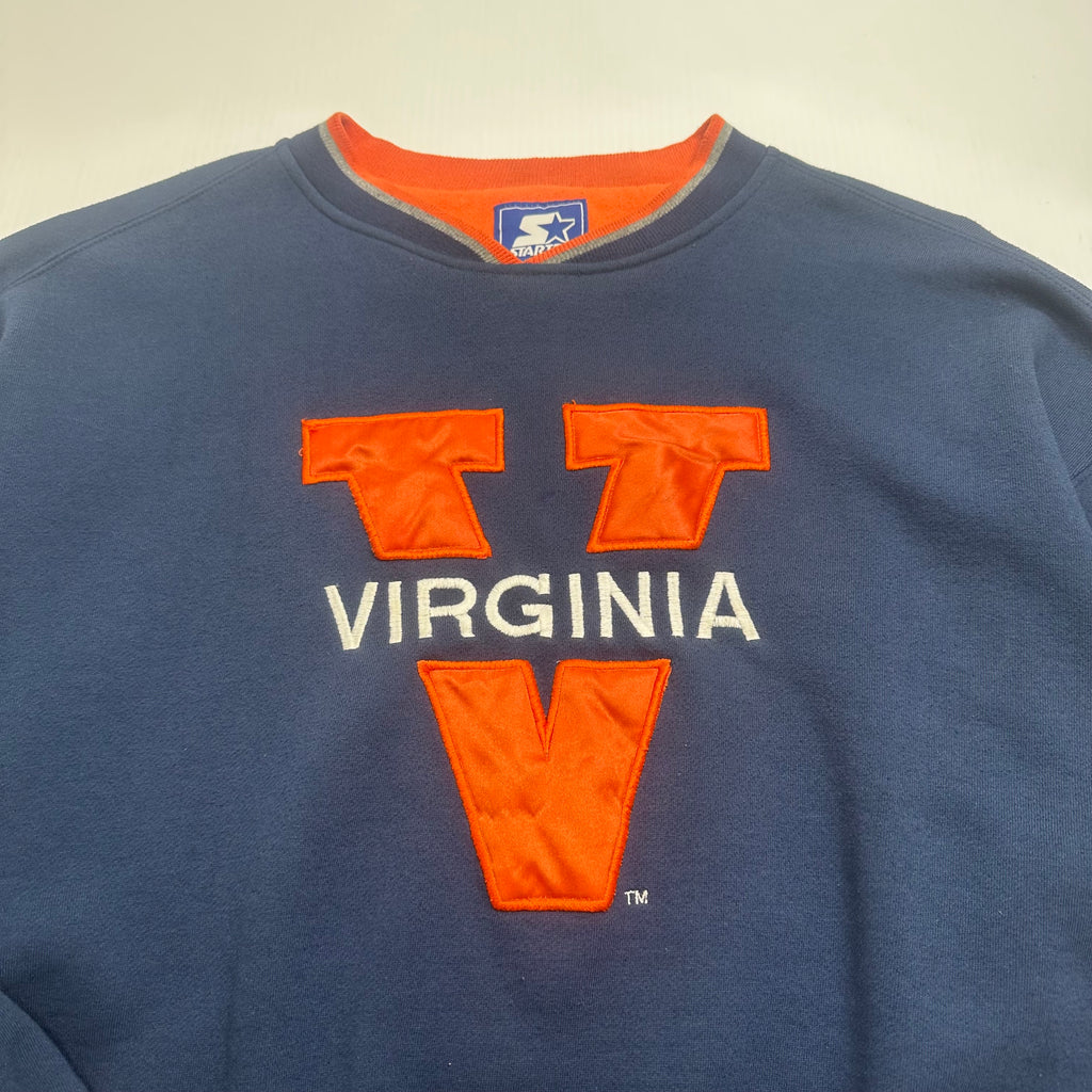 Vintage Starter University of Virginia Crewneck XL