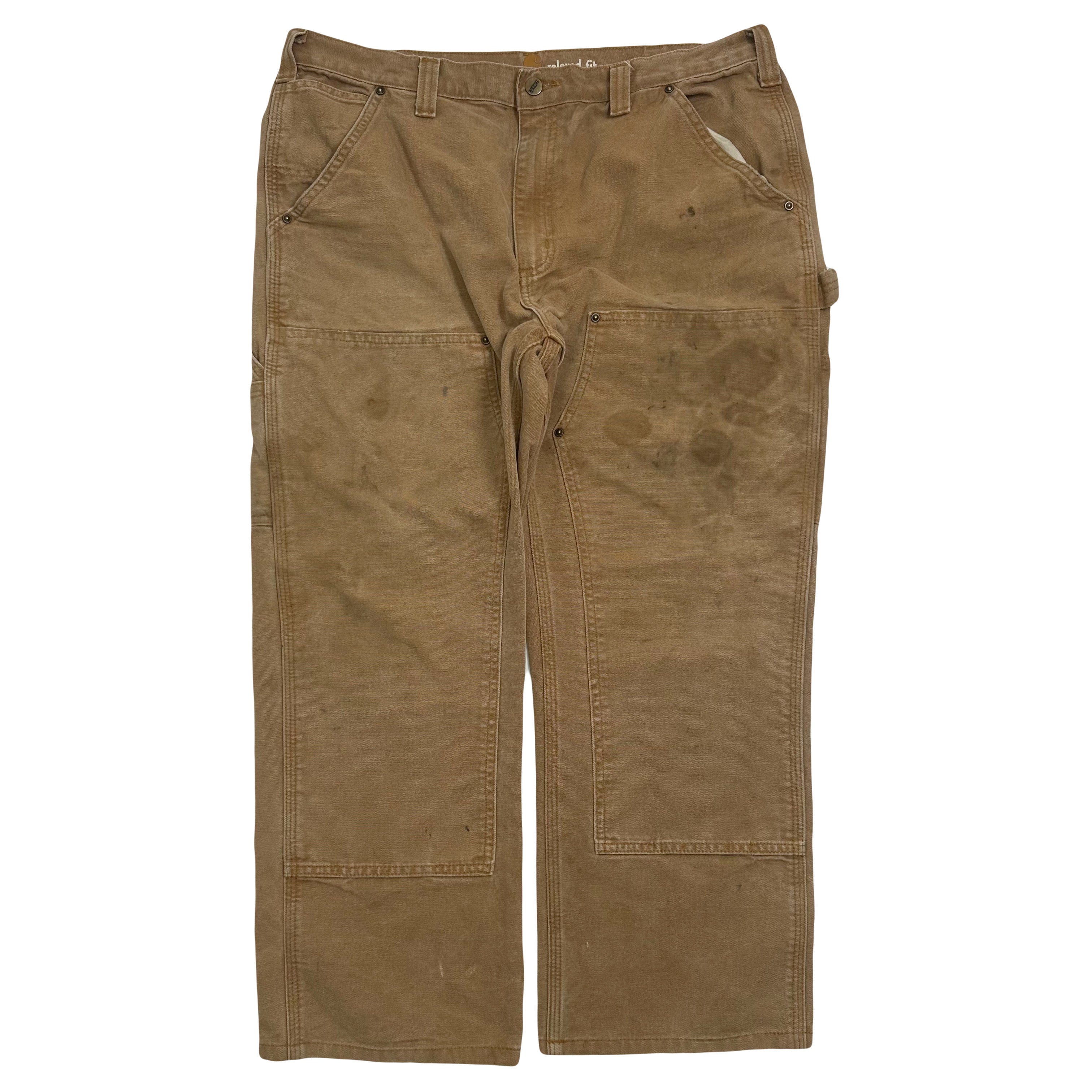 Carhartt Relaxed Fit Distressed Double Knee Denim 38