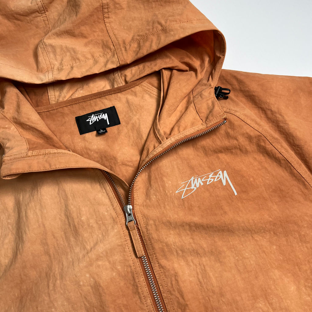 Stussy Light Washed Windbreaker Jacket L
