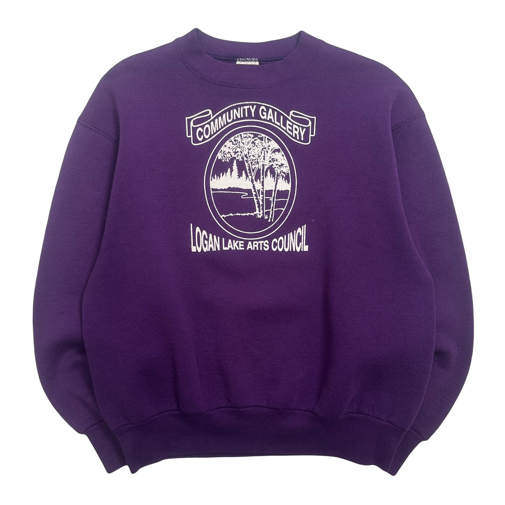 Vintage Logan Lake Arts Council Community Gallery Crewneck M