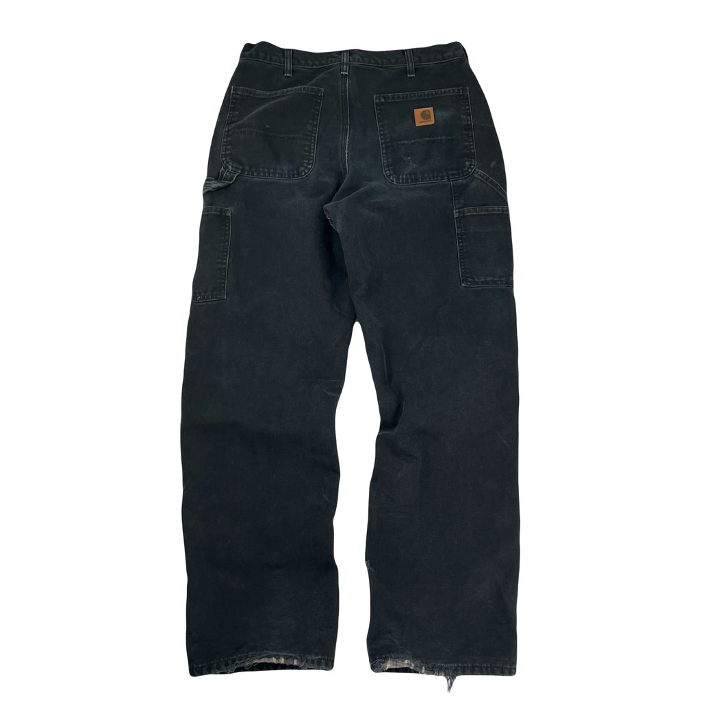 Vintage Carhartt Blanket Lined Carpenter Denim 32