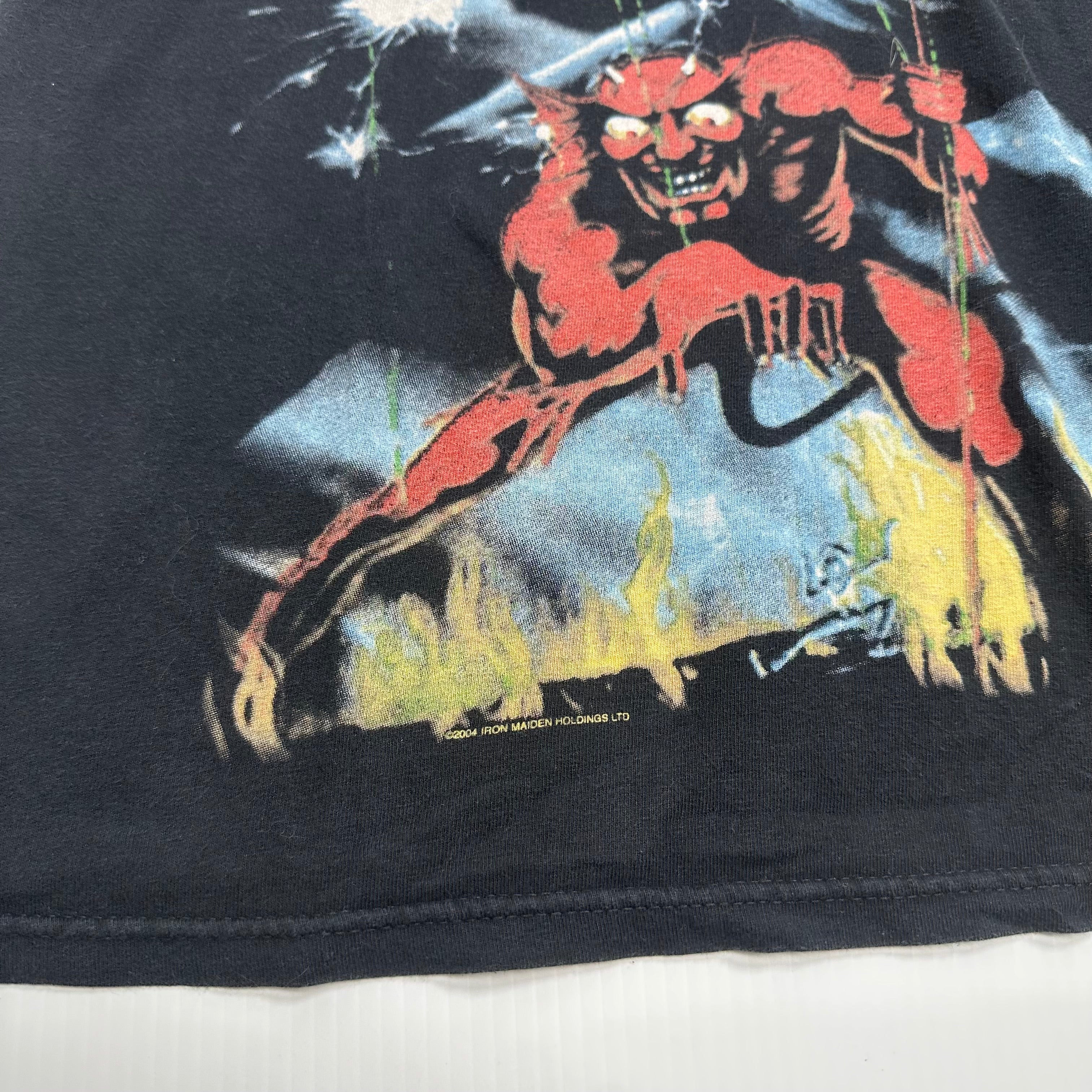 2004 Iron Maiden AOP Graphic Tee XL