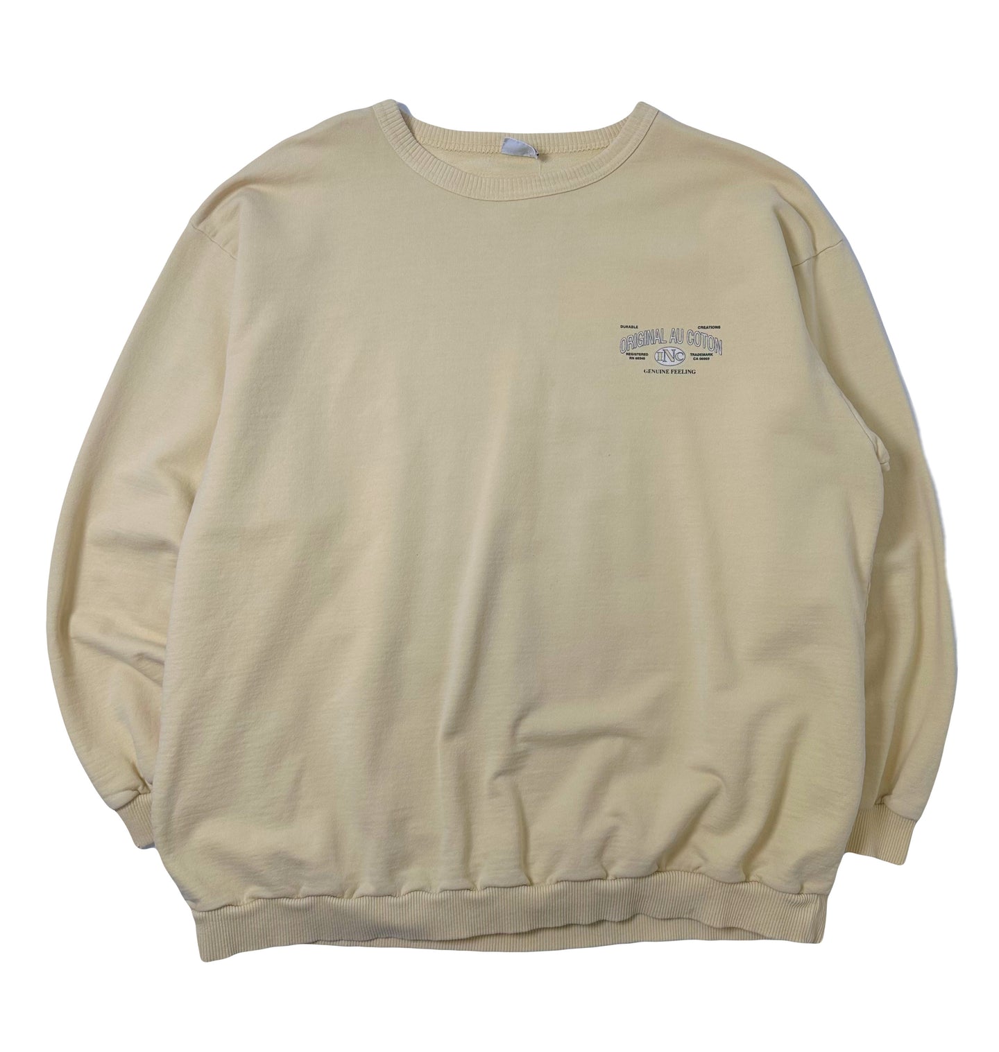 Vintage Au Coton Mini Logo Crewneck XL