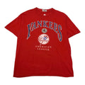 Red New York Yankees Tee L