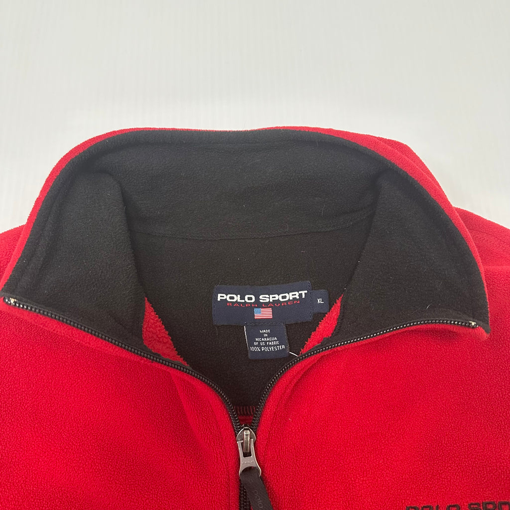 Vintage Polo Sport Ralph Lauren 1/4 Zip Fleece XL