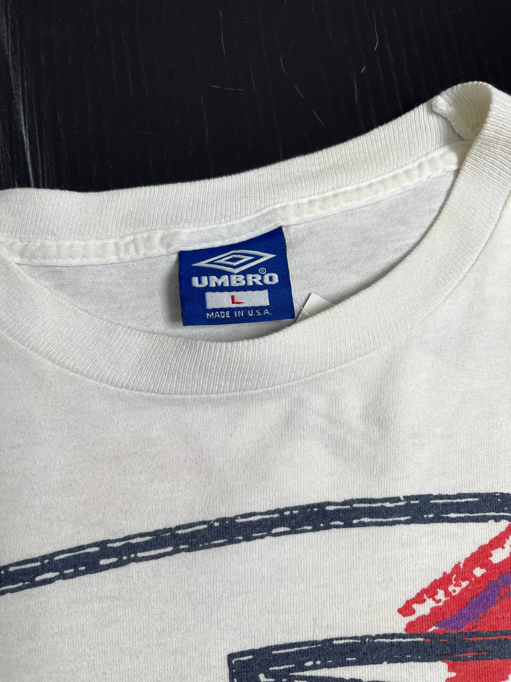 90s Umbro Big Print Tee L