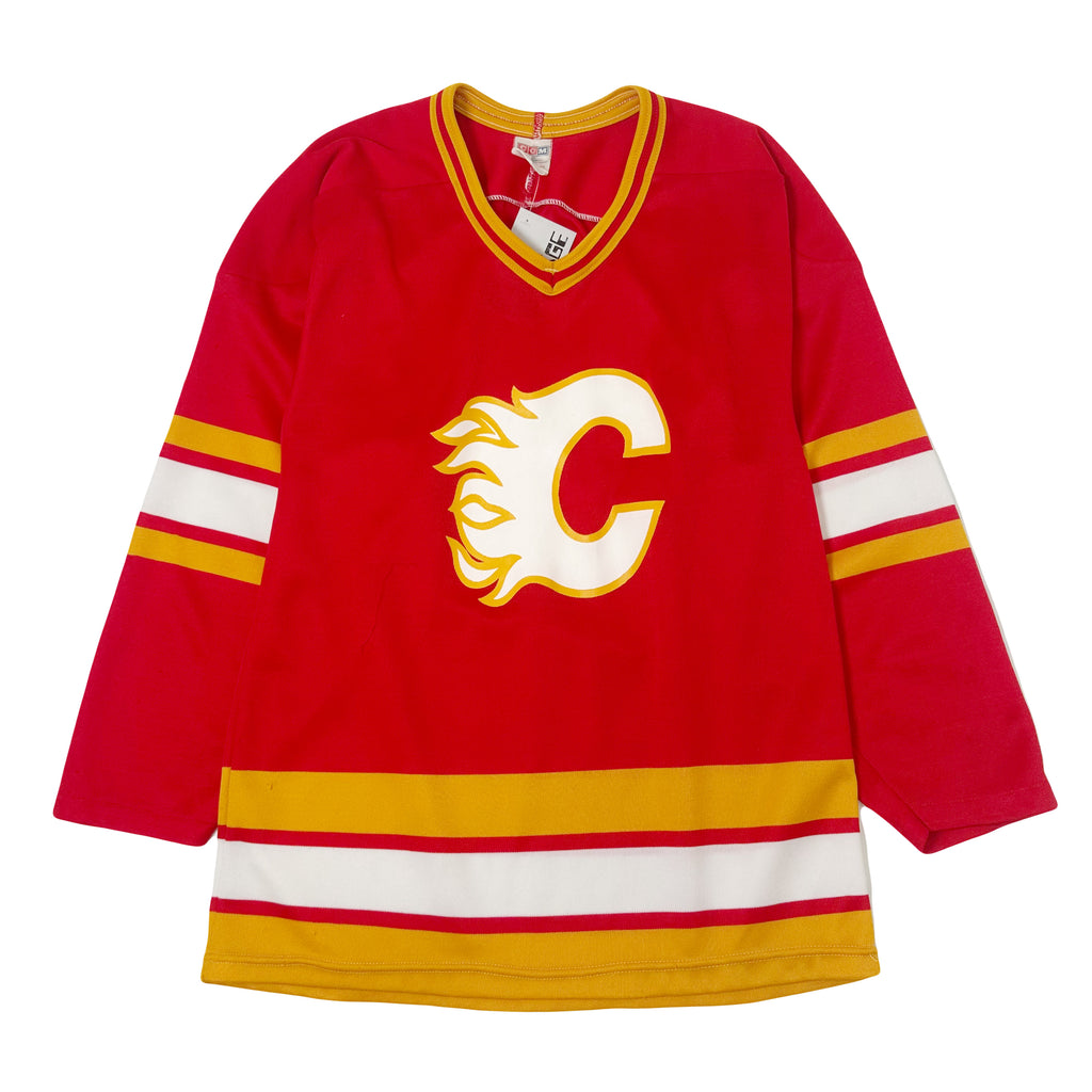 Vintage CCM Calgary Flames NHL Hockey Jersey S