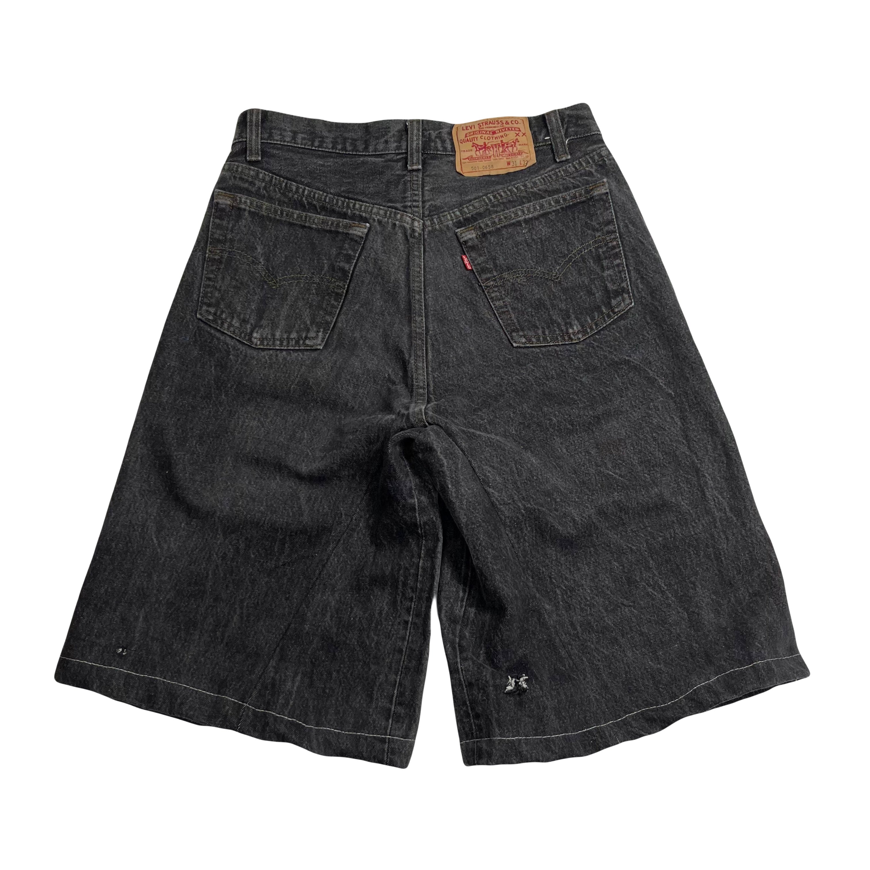 Vintage Levi's 501 Reworked Baggy Denim Shorts 31