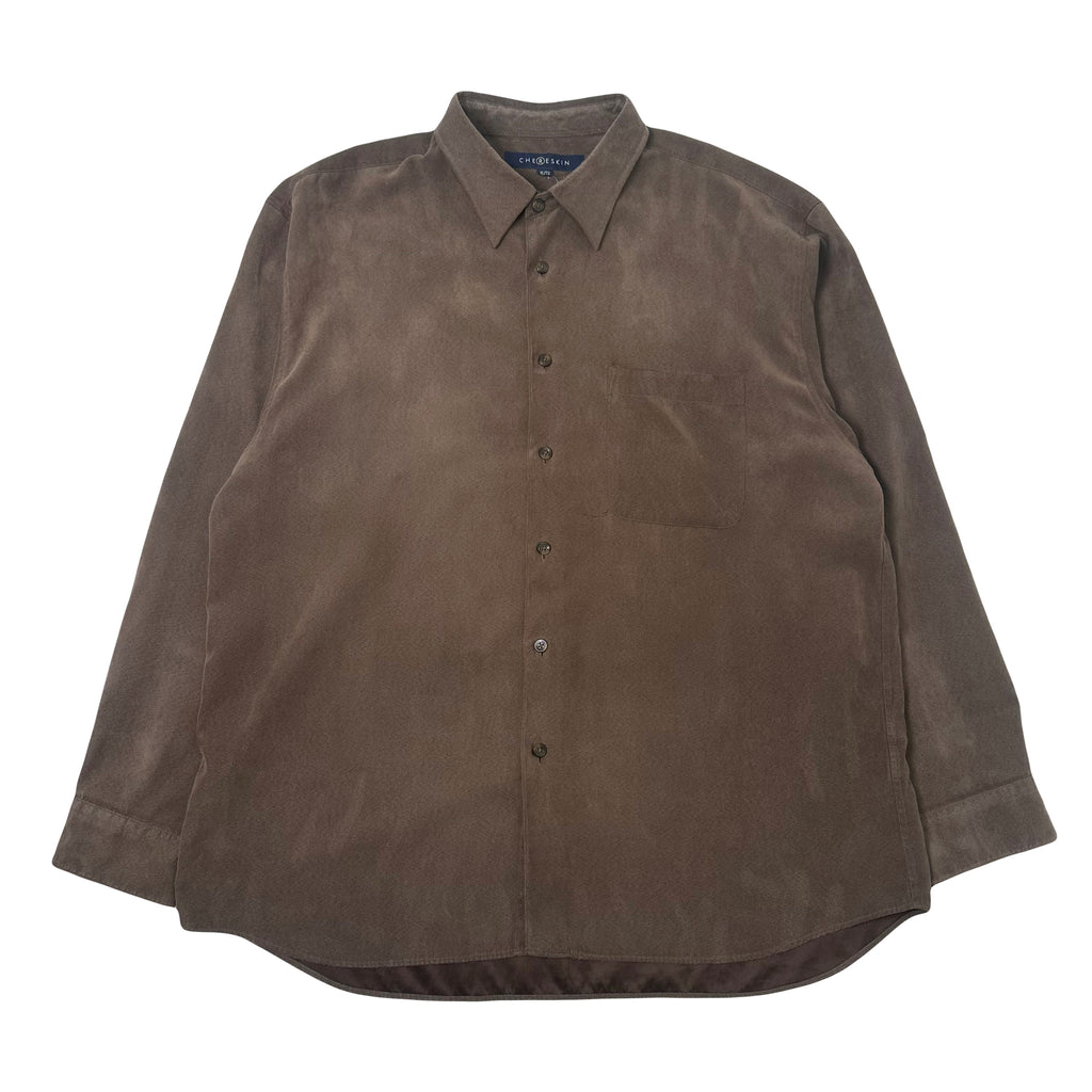 Chereskin Suede Button Up Shirt XL