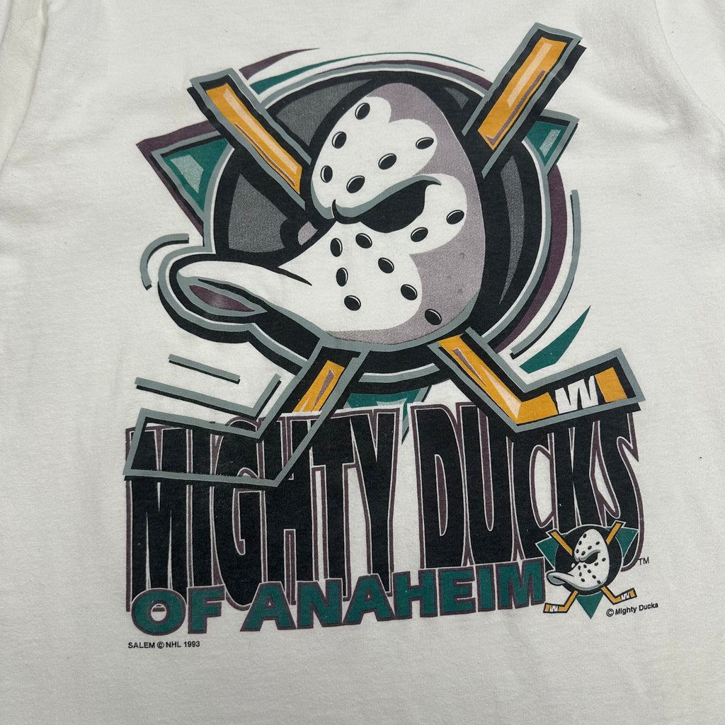 1993 Salem Mighty Ducks of Anaheim NHL Tee S