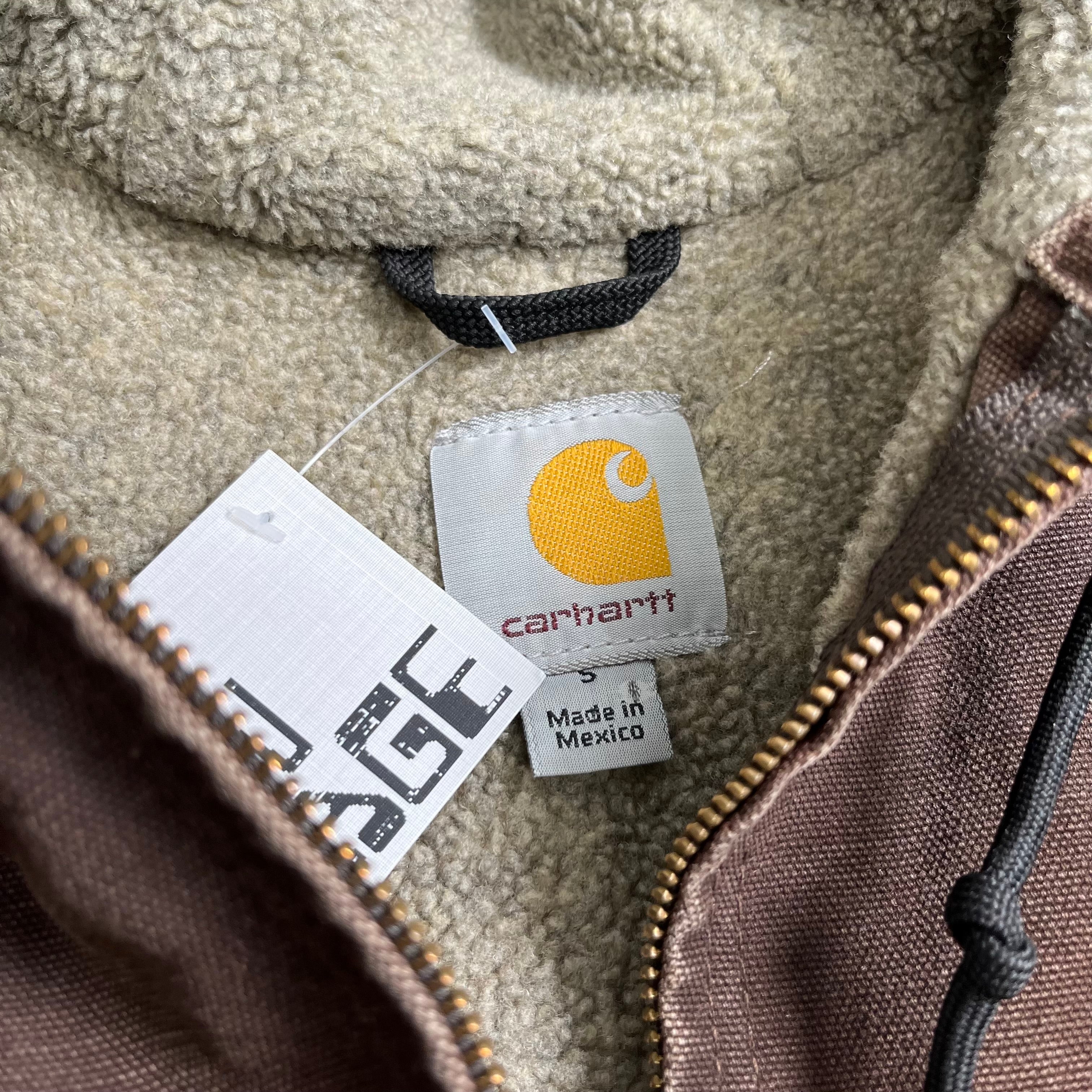 Vintage Carhartt Sherpa Lined Active Zip Jacket S