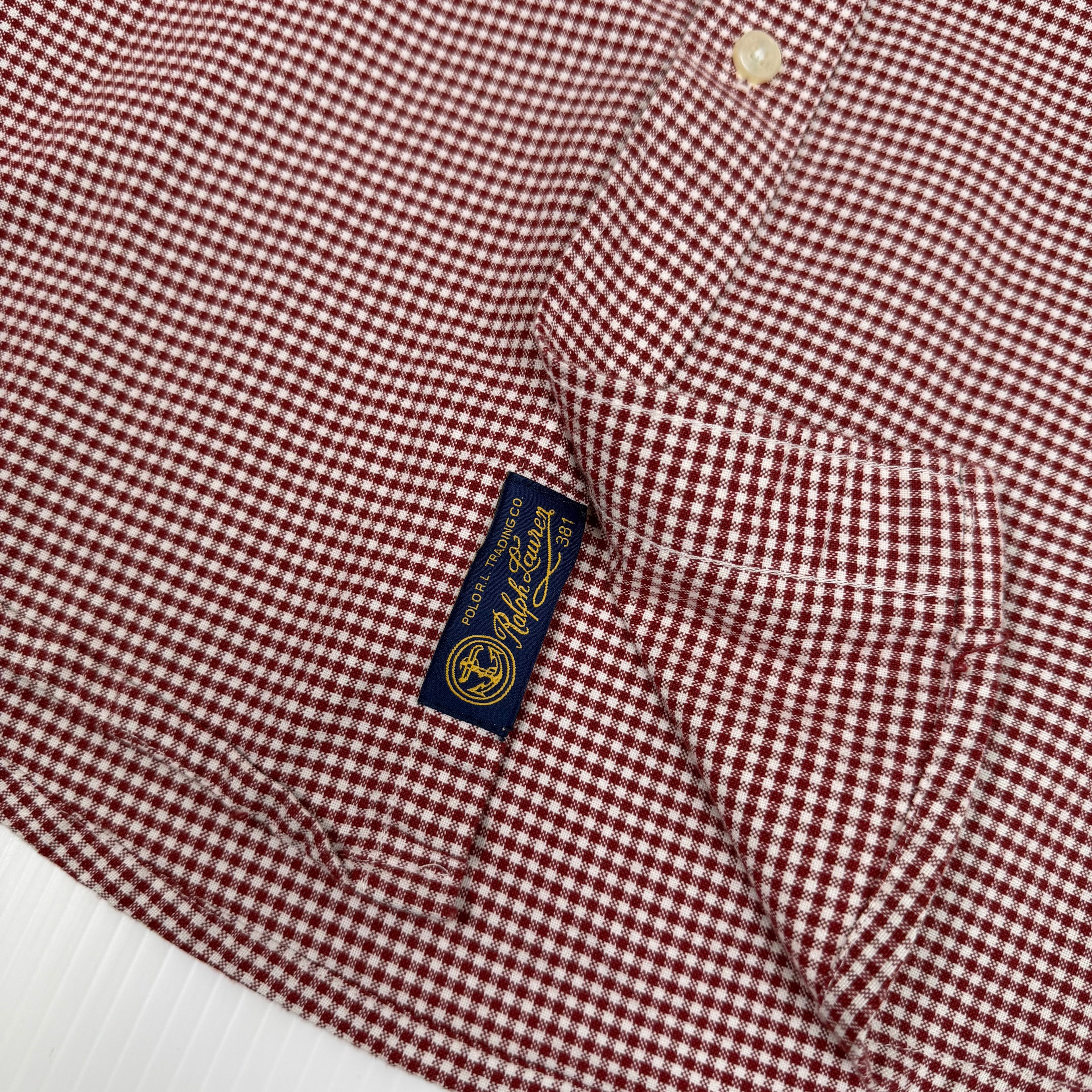 Ralph Lauren Bleecker St. Plaid Shirt M
