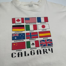 Load image into Gallery viewer, Vintage Calgary International Flags Crewneck M
