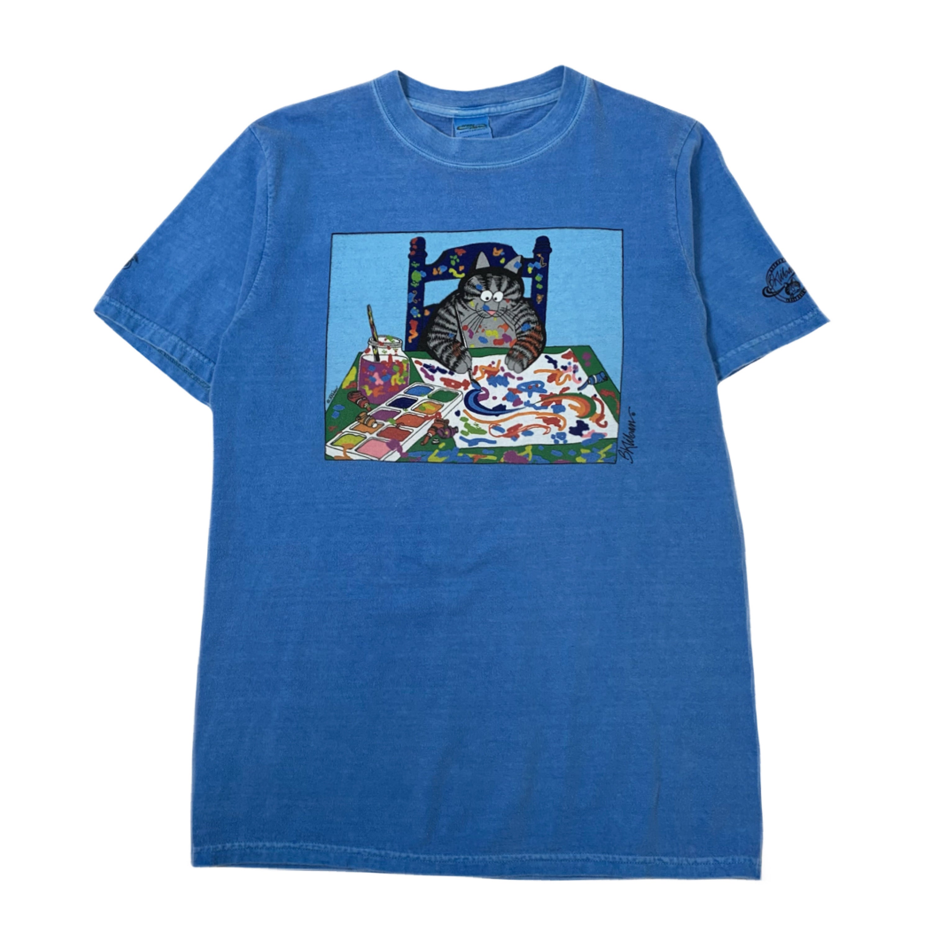 Crazy Shirts Hawaii Cat Artist Graphic Tee S