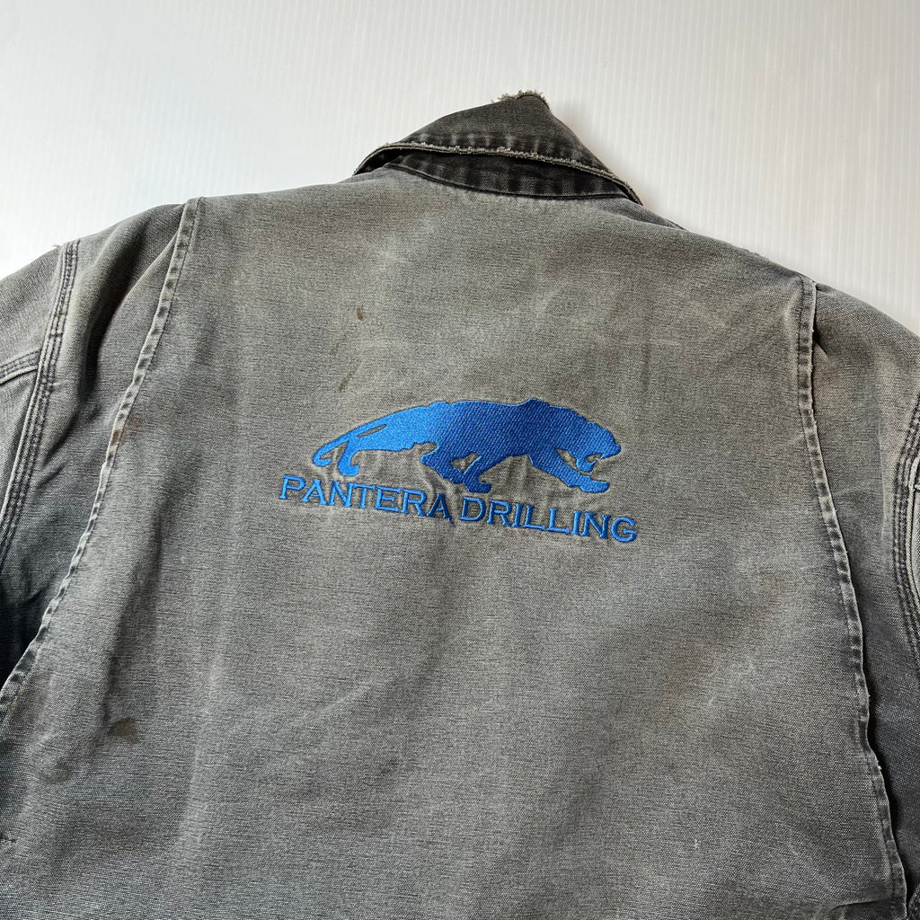 Vintage Carhartt J97 Pantera Drilling Distressed Detroit Jacket XL