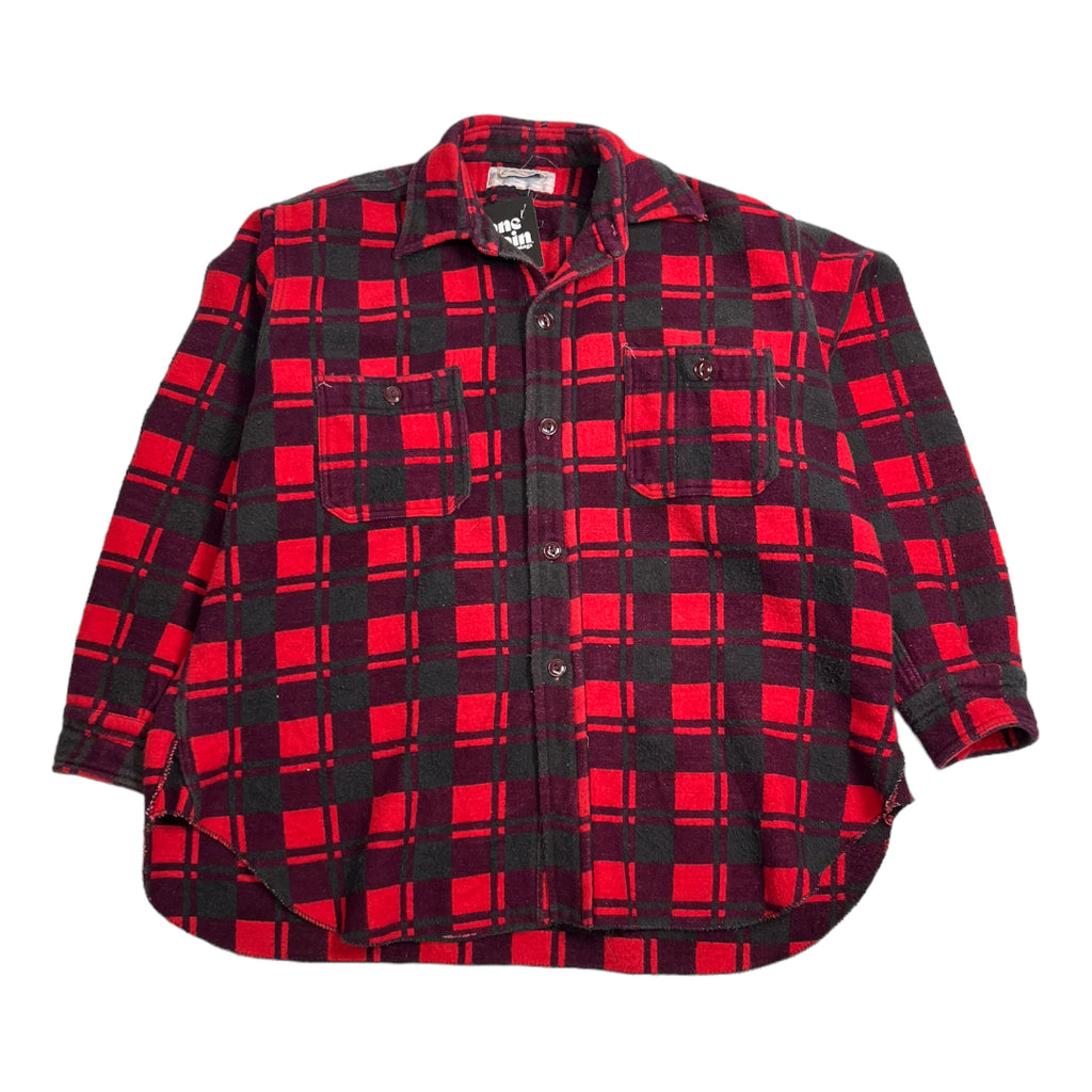 Vintage Champion Heavy Wool Flannel S