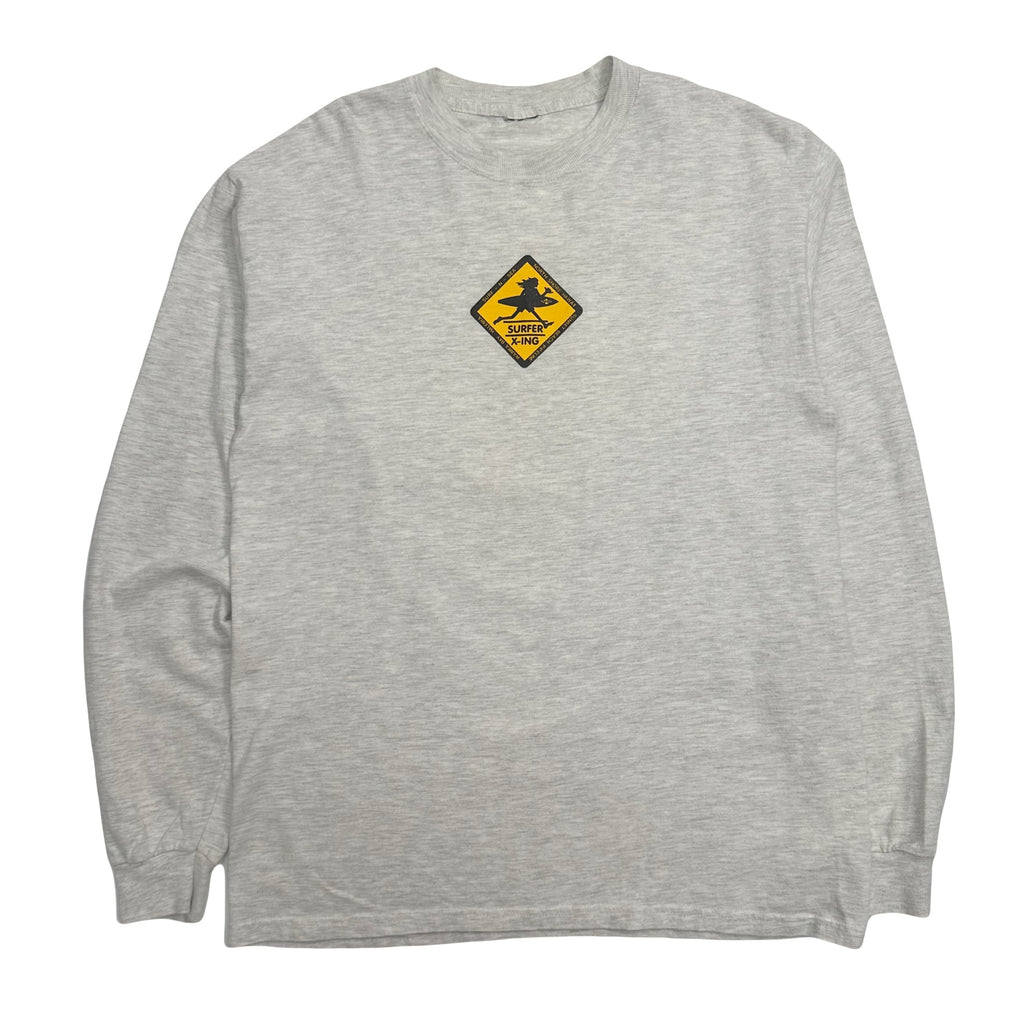 Vintage North Shore Hawaii Surfer X-Ing Longsleeve M