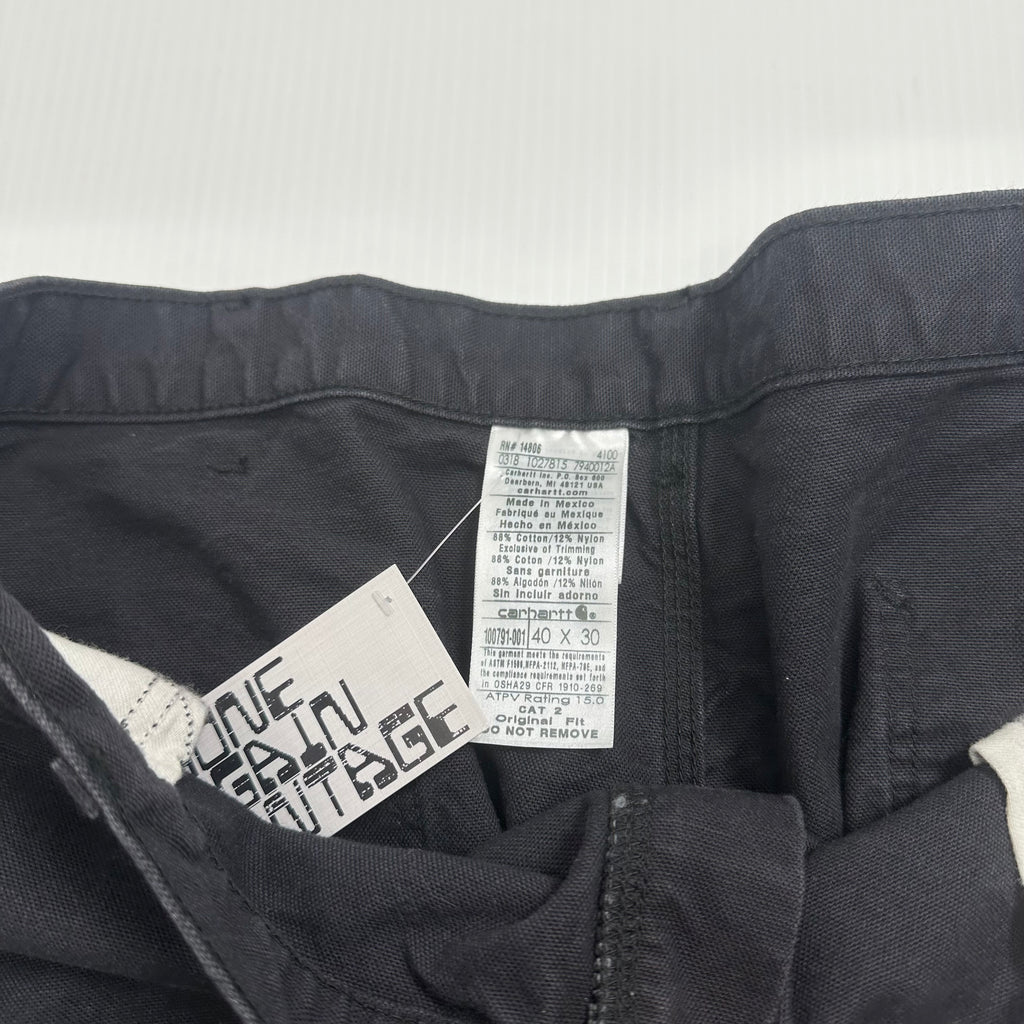 Vintage Carhartt FR Fire Resistant Denim Carpenter Pants 40