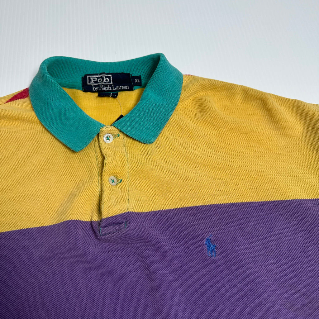 90s Polo Ralph Lauren Color Block Shirt XL