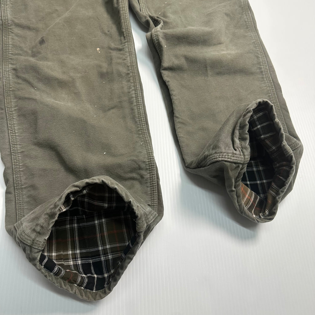 Vintage Carhartt Blanket Lined Carpenter Denim 34