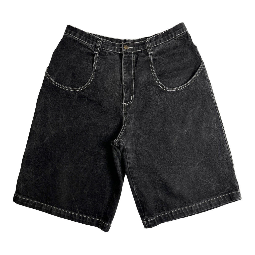 Y2K Garment Stage Baggy Denim Shorts 36