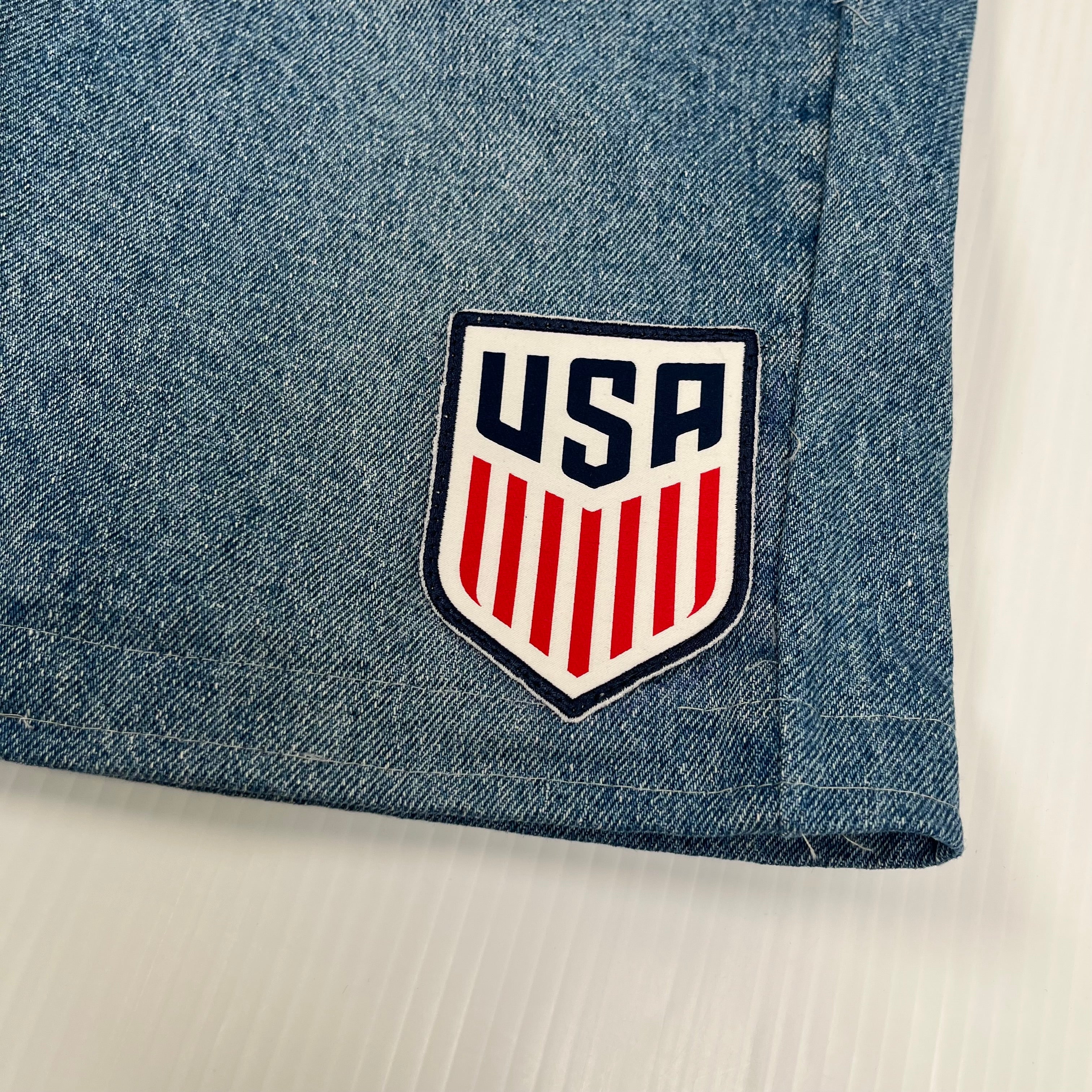 Rework Vintage Levi's x Nike USA Baggy Denim Shorts