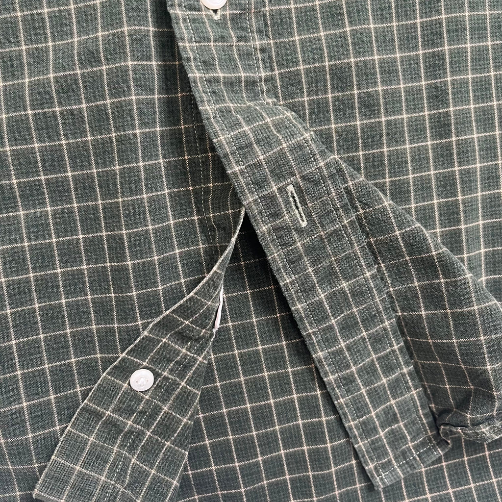 Vintage Emporio Armani Plaid Button Up Shirt M