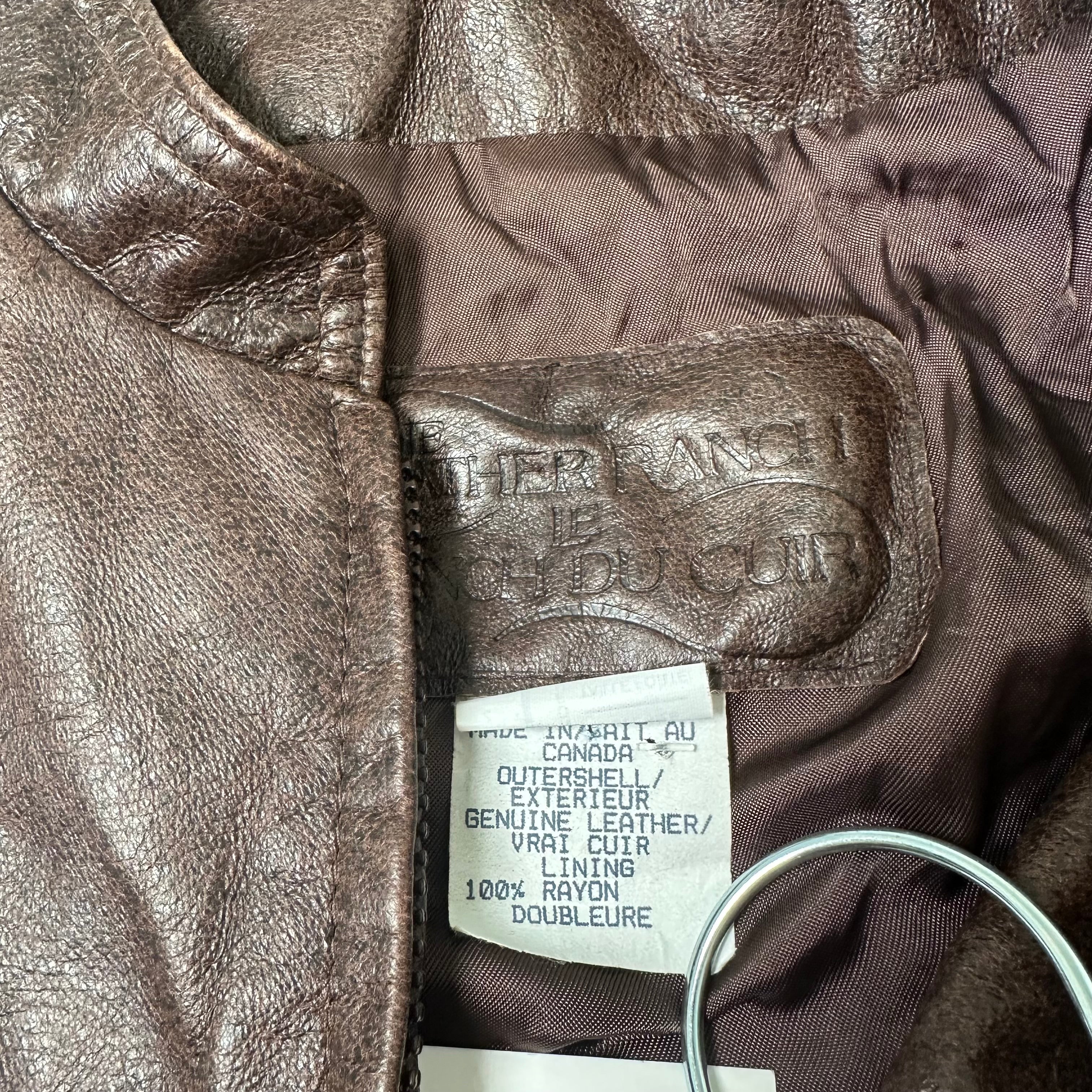 Vintage The Leather Ranch Jacket S