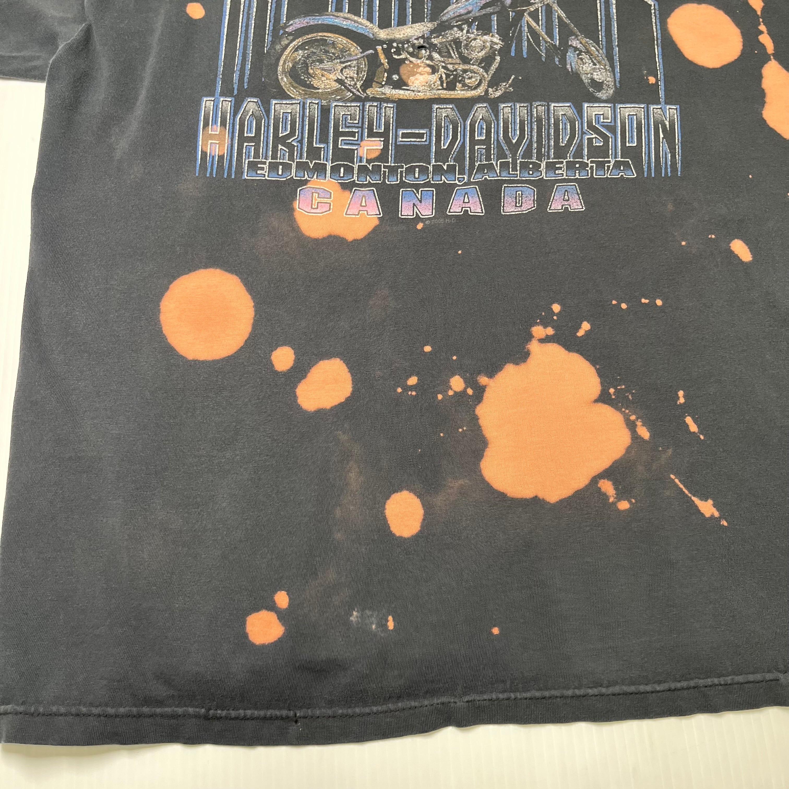 Harley Davidson Bleach Spot Pocket Tee XL