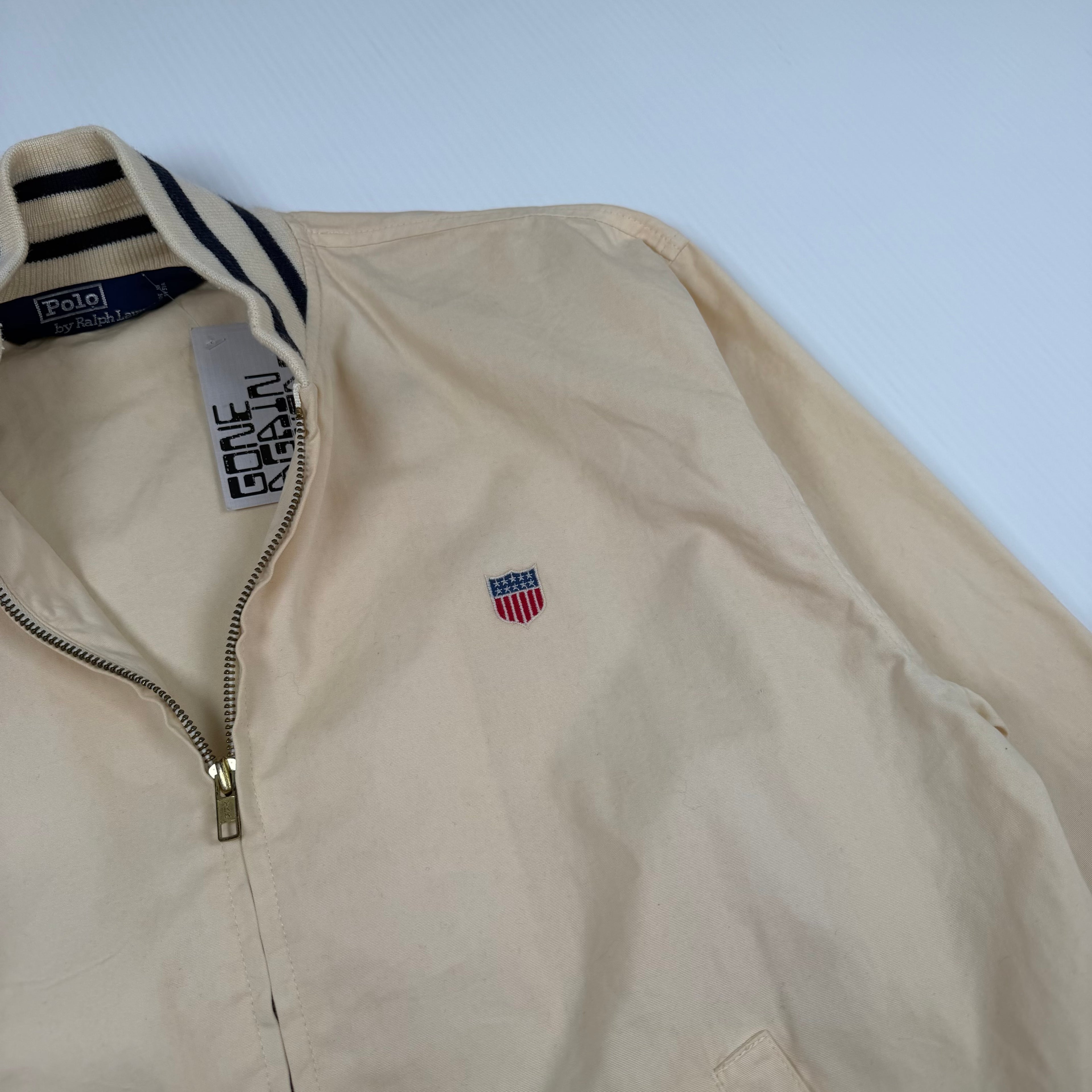 Vintage Polo Ralph Lauren Badge Logo Light Jacket M